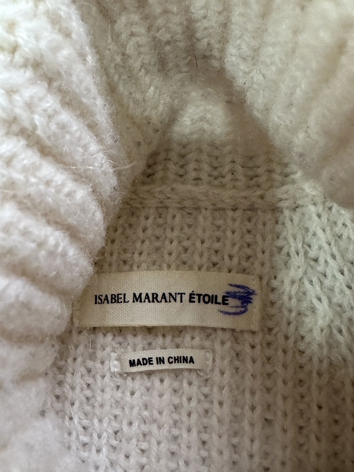 Isabel Marant Etoile Isabel Marant Wool Knit Turtleneck Poncho Vest Beige 38 Size M / US 6-8 / IT 42-44 - 4 Thumbnail