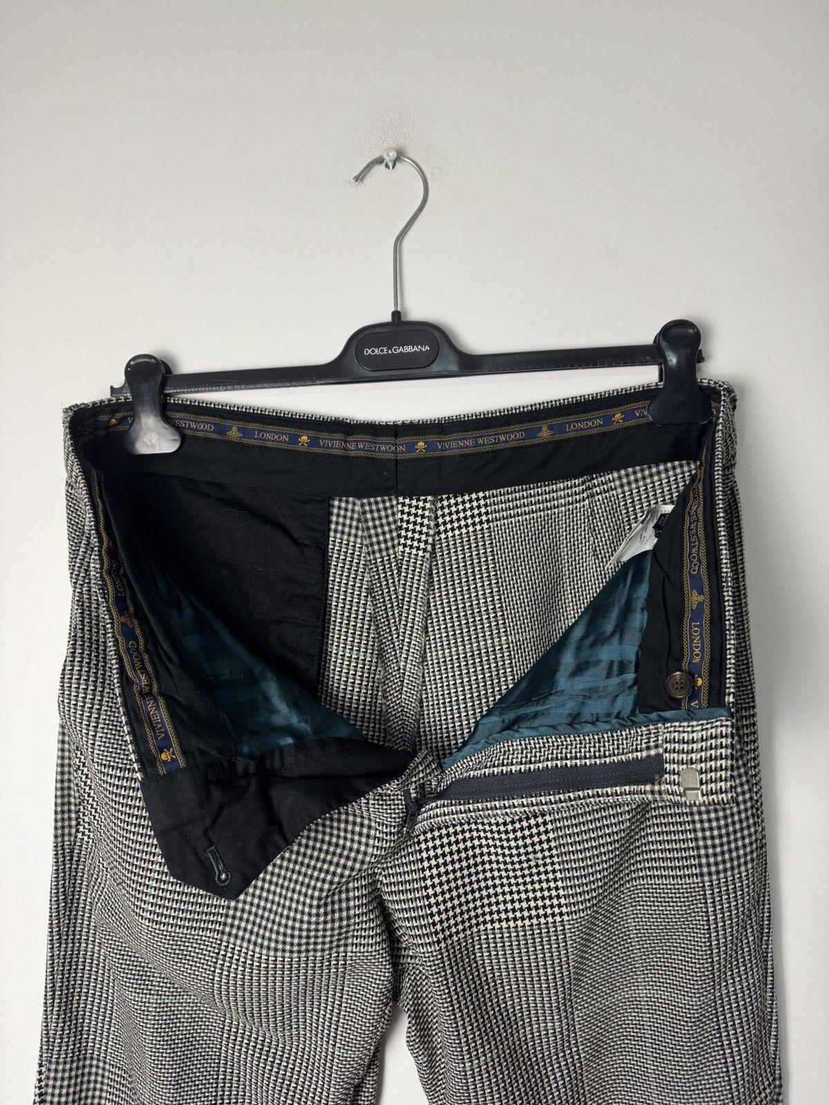 Vivienne Westwood Vivienne Westwood Patchwork Check Tailored Trousers Luxury Size US 33 - 15 Thumbnail