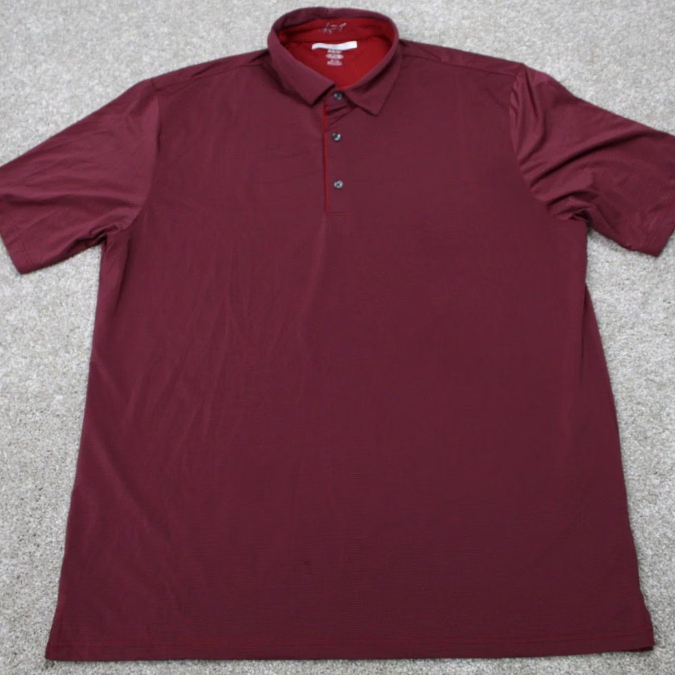 Vintage Greg Norman Polo Shirt Mens XL Red ML75 PlayDRY Poly Stretch Golf Short Sleeve Size US XL / EU 56 / 4 - 2 Thumbnail