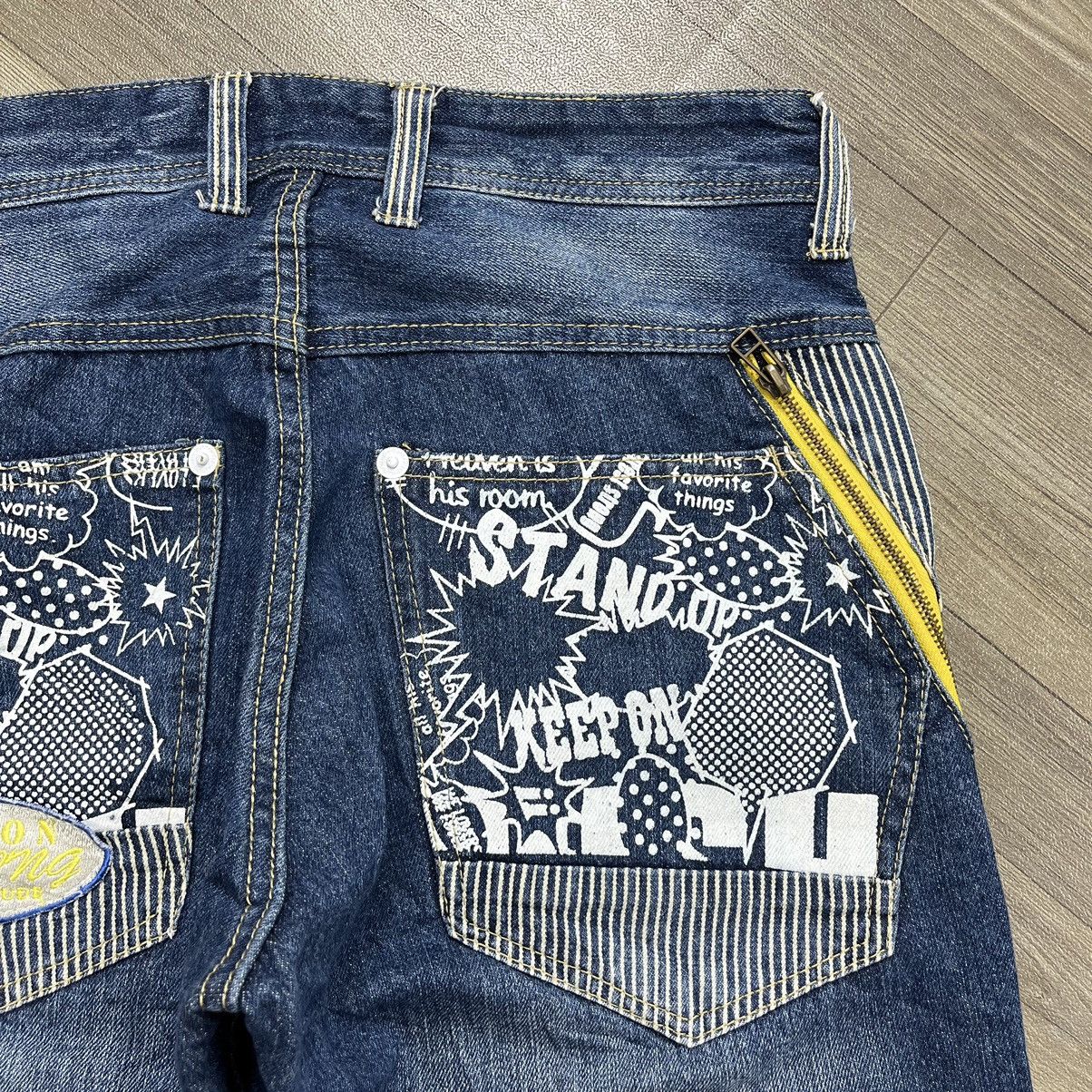 If Six Was Nine × Japanese Brand × Le Grande Bleu (L.G.B.) Vintage Jack Serika Multi Zipper Jeans Size US 30 / EU 46 - 4 Thumbnail
