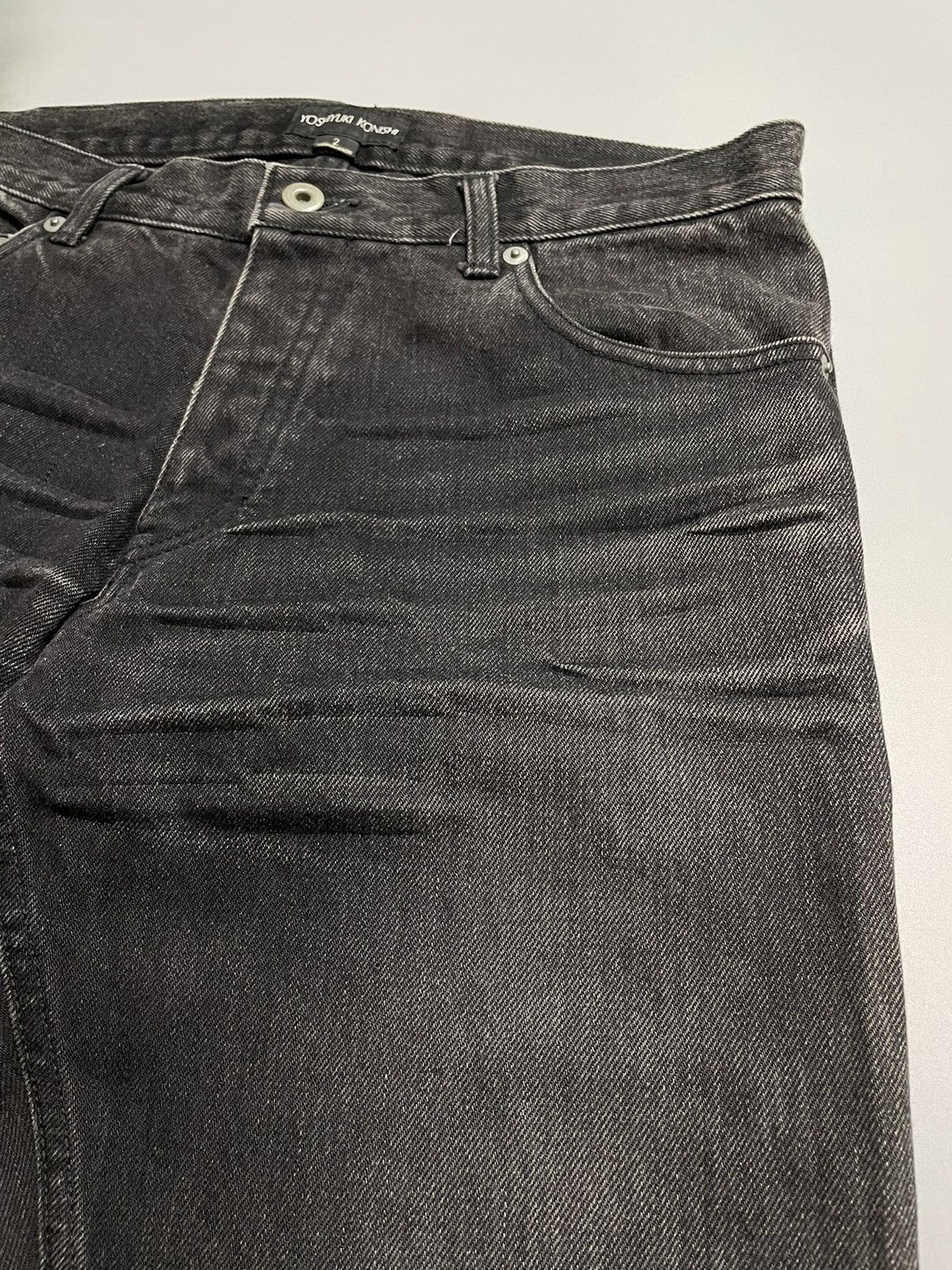 If Six Was Nine Yoshiyuki Konishi Black Washed Denim Size US 32 / EU 48 - 6 Thumbnail