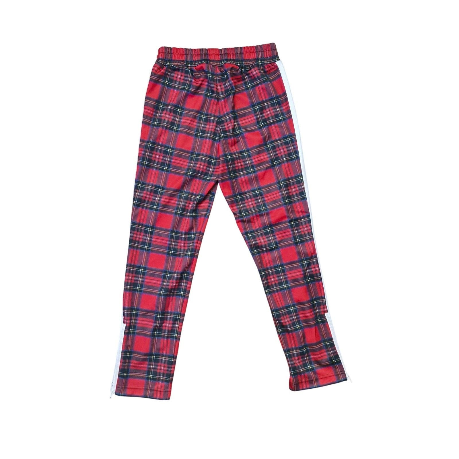 Palm Angels Palm Angels Red Plaid Track Pants Size M Size US 32 / EU 48 - 8 Thumbnail