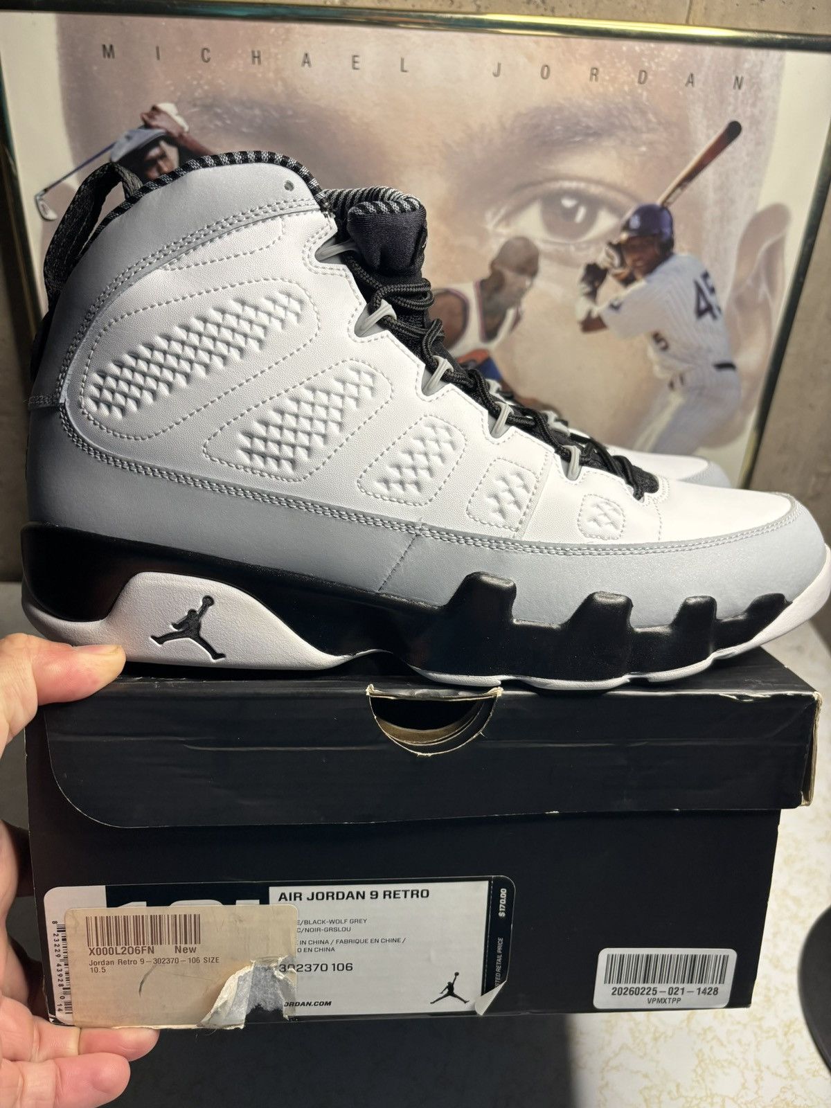 Jordan Brand Jordan Retro 9 ‘baron’ Size US 10.5 / EU 43-44 - 1 Thumbnail