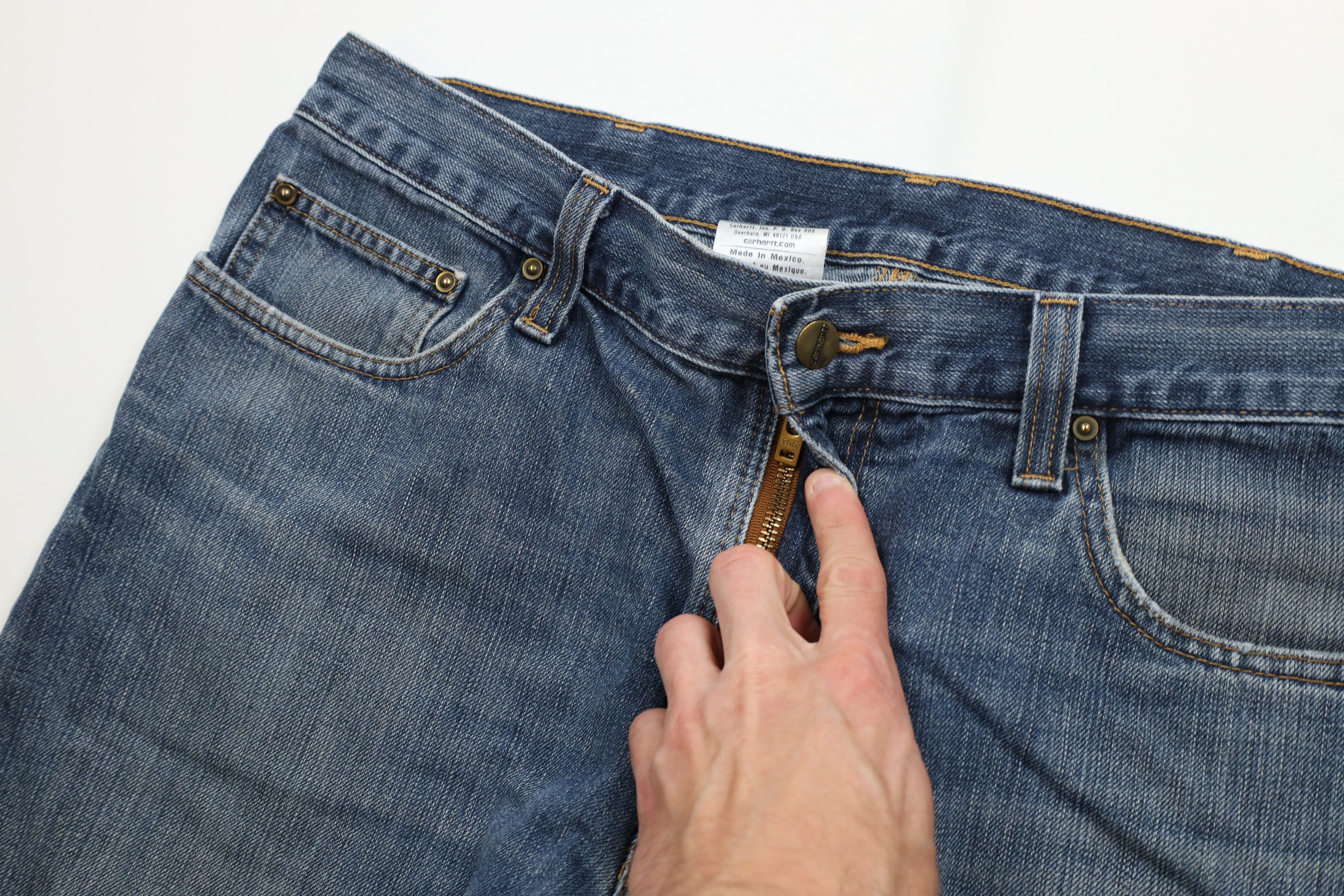 Carhartt Vintage Y2K Carhartt Relaxed Fit Wide Leg Denim Jeans Blue Size US 36 / EU 52 - 7 Thumbnail