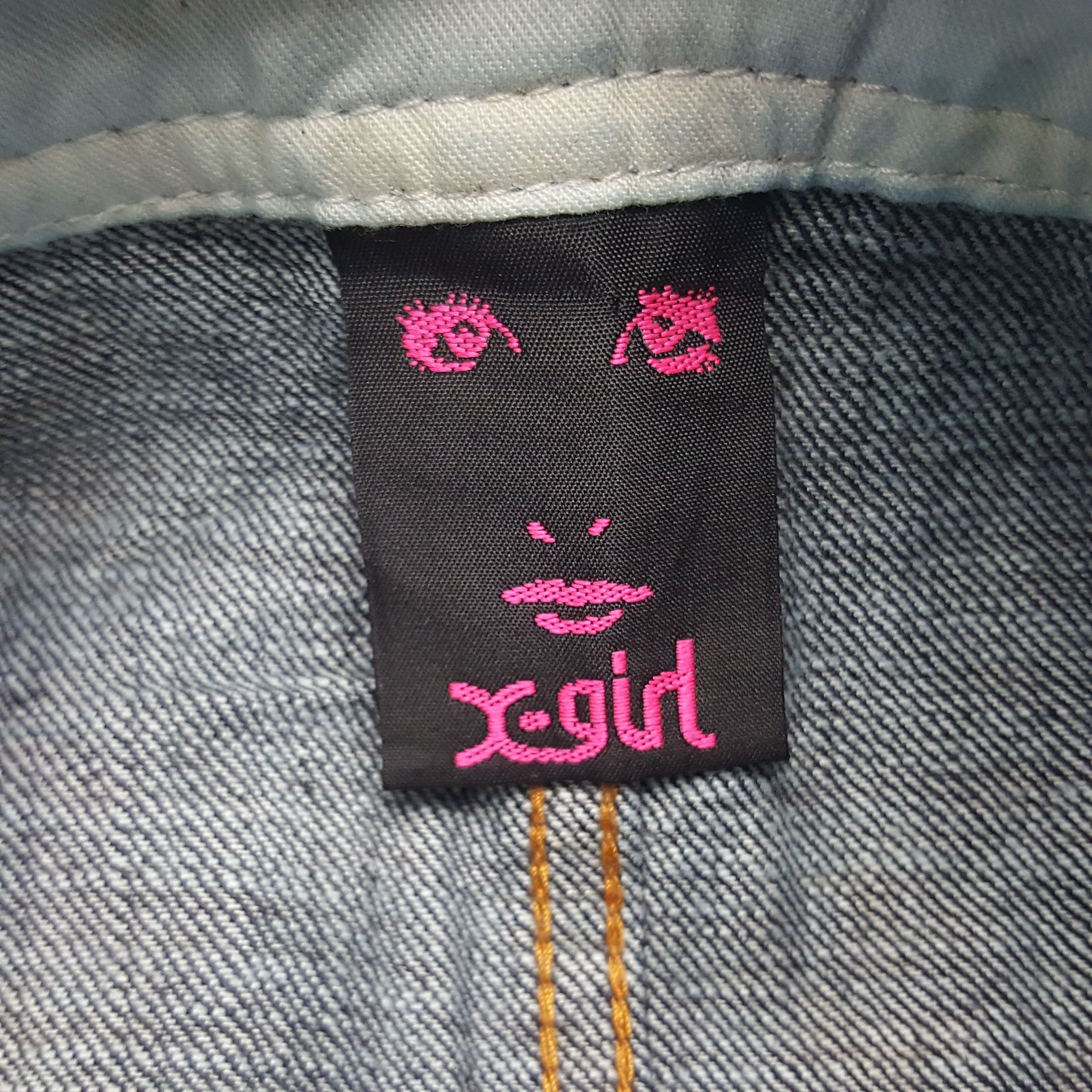 Japanese Brand × Vintage Vintage X Girl Japanese Denim Overall Jacket Size 35" - 13 Thumbnail