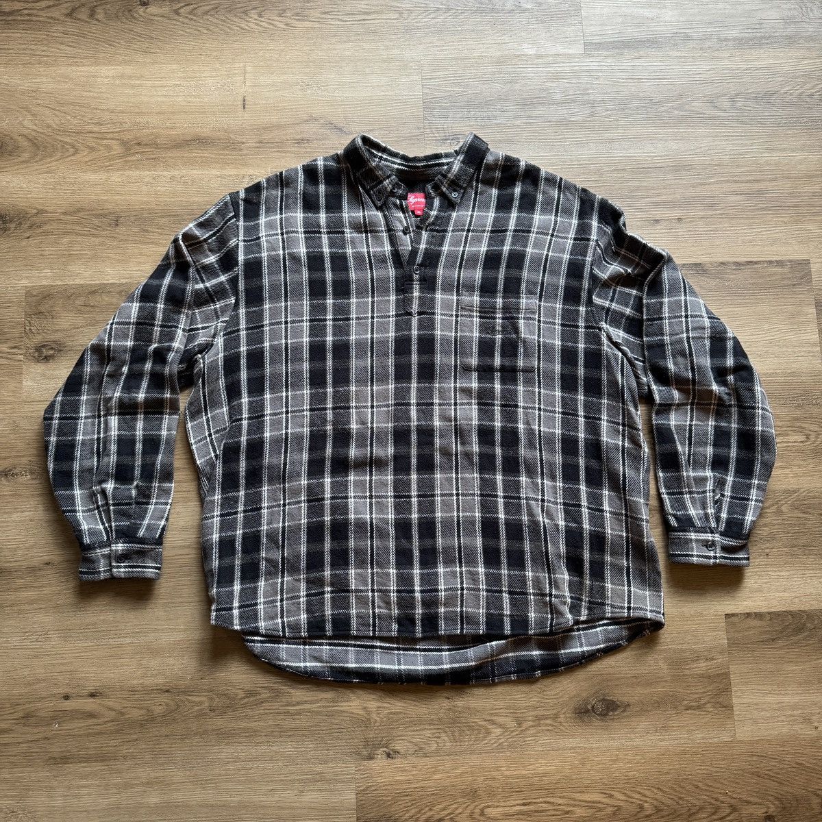 トップス Supreme Pullover Plaid Flannel Shirt Supreme Pullover Plaid Flannel Shirt (SS23) - $128