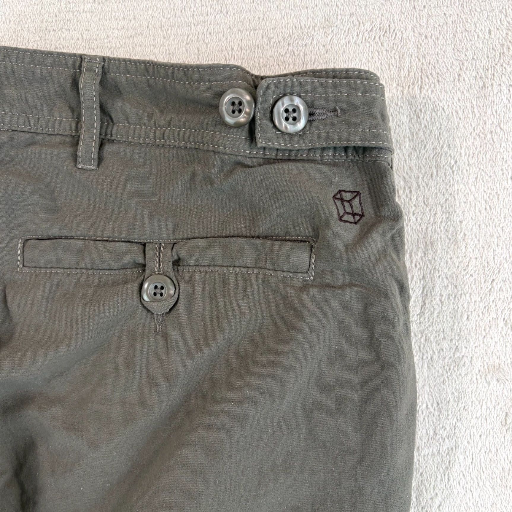 Vintage Clothing Arts Pick-Pocket Proof Travel Security Pants Grey Men 34x30 Chino Straight Regular Front Zip Pockets Size US 34 / EU 50 - 4 Thumbnail