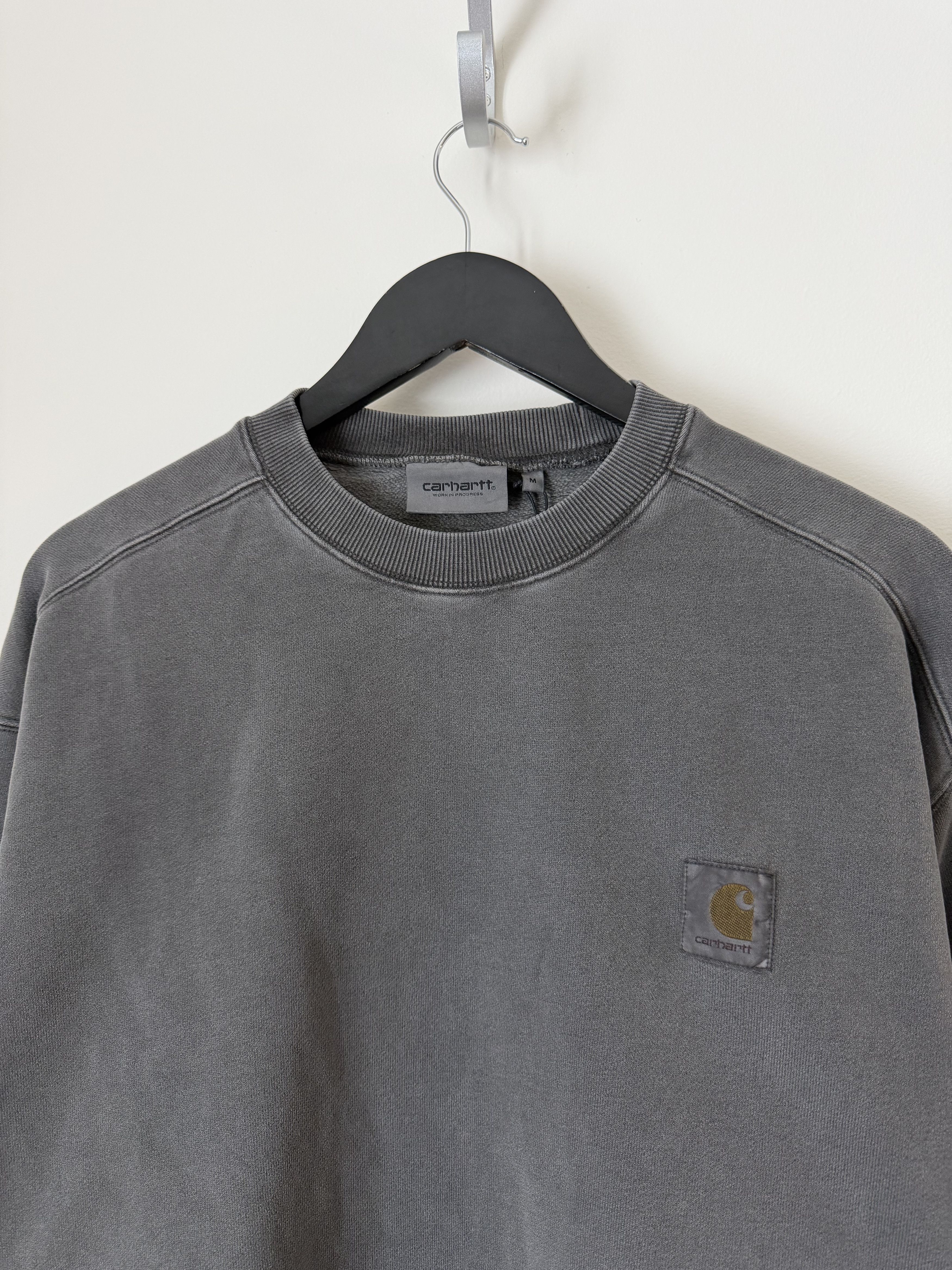 Carhartt Wip Carhartt WIP Vista Crewneck Sweatshirt Garment Dyed Graphite Size US M / EU 48-50 / 2 - 2 Thumbnail