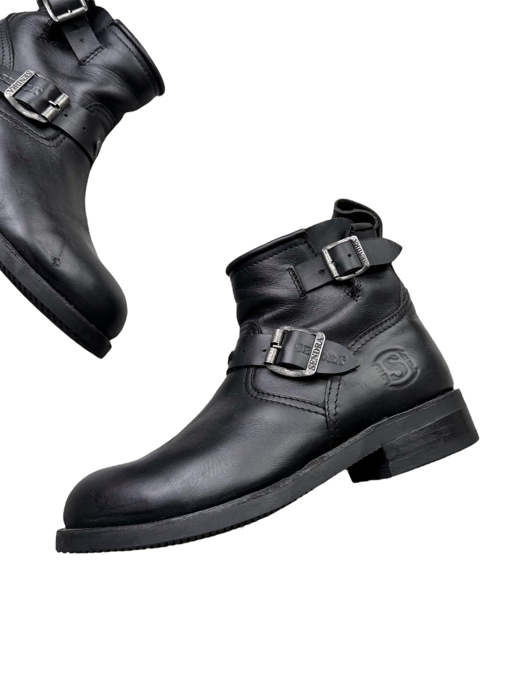 Sendra Gaudi by Sendra Vintage Leather Boots With Straps (D10) Size US 7 / EU 40 - 3 Thumbnail