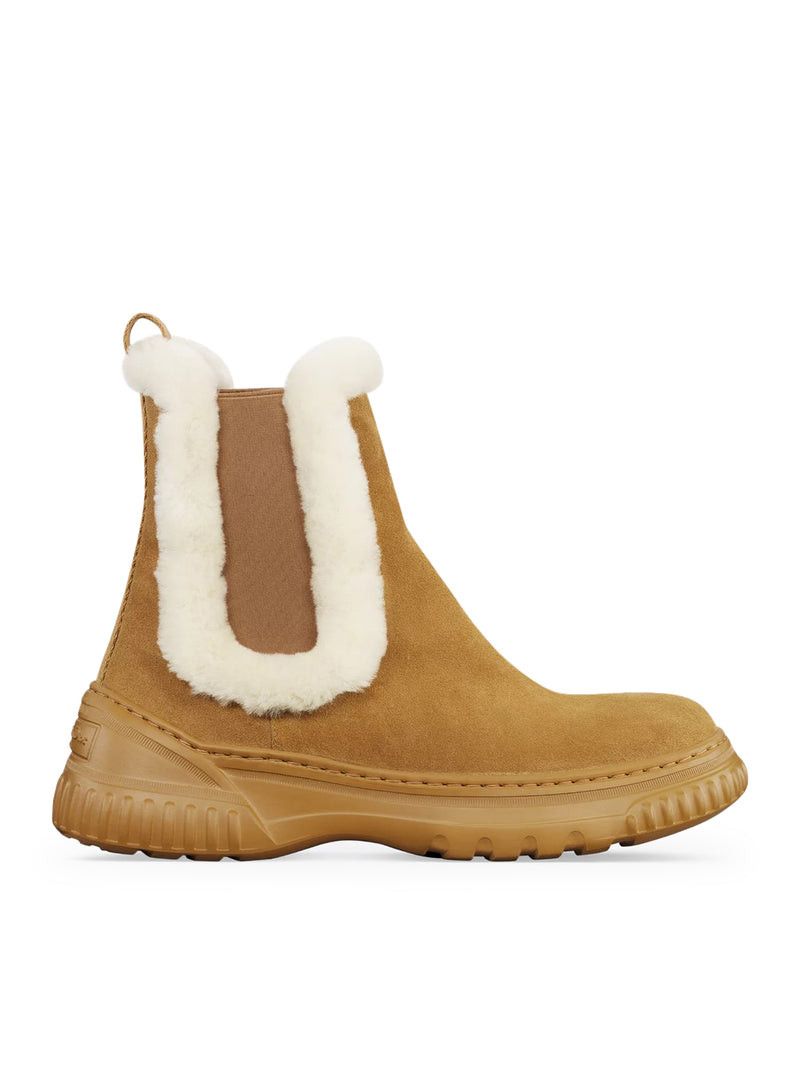 D-RACER ANKLE BOOT IN SUEDE CALFSKIN