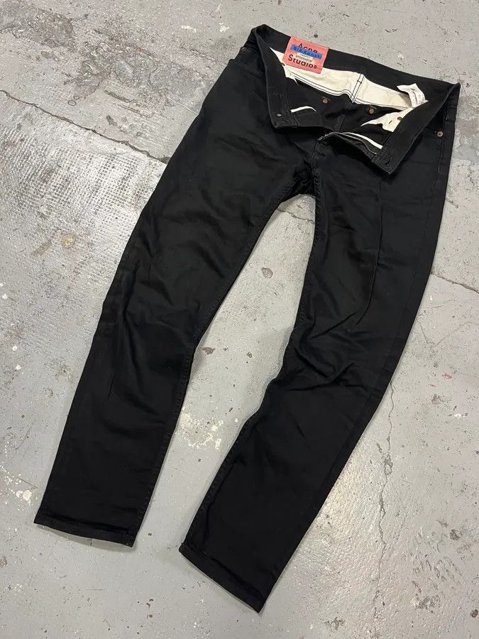 Acne Studios Acne Studios Bla Konst Black Jeans Size US 30 / EU 46 - 6 Thumbnail