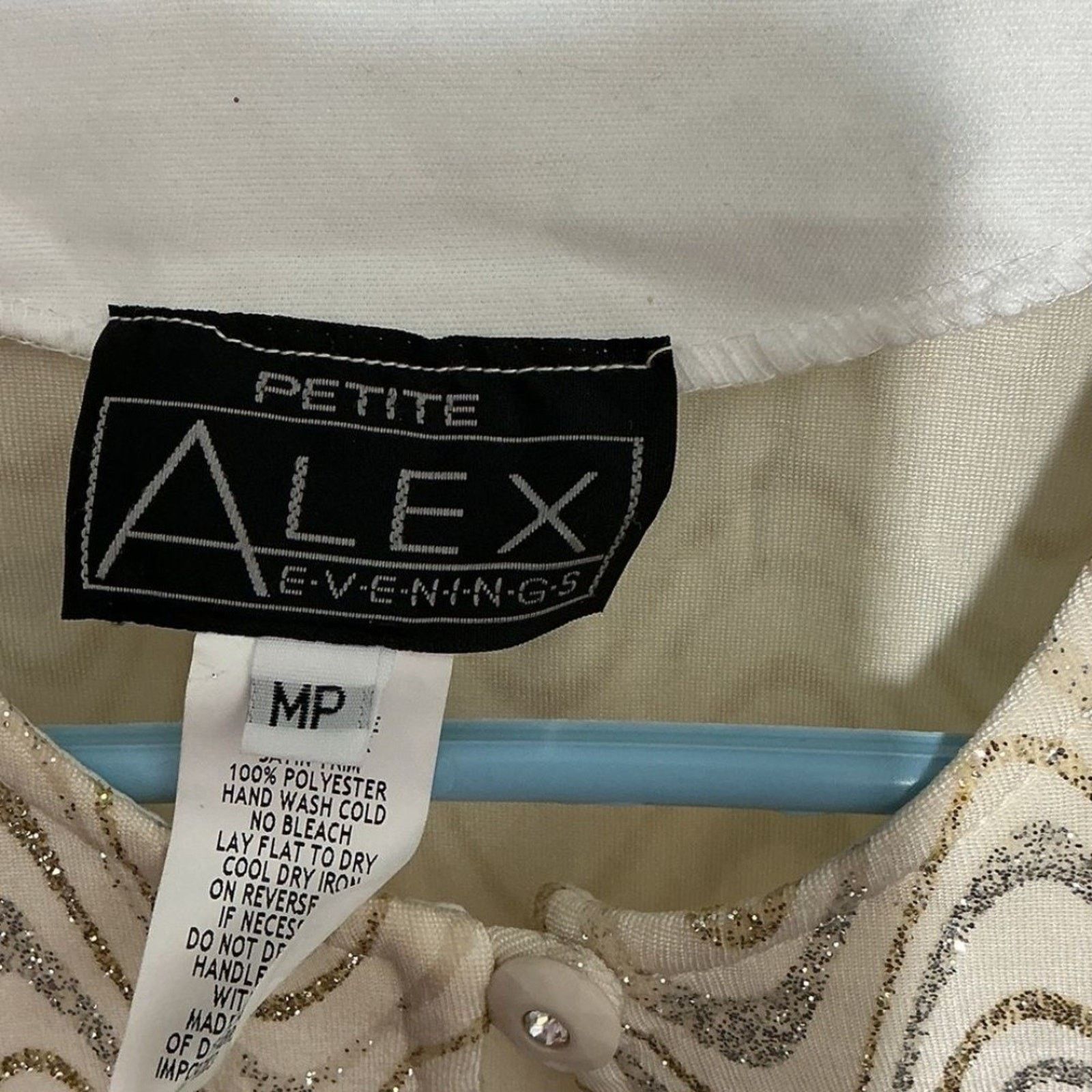 Alex Evenings Alex Evenings Petite Beaded Jacket – Medium Petite (MP) Size M / US 6-8 / IT 42-44 - 2 Thumbnail