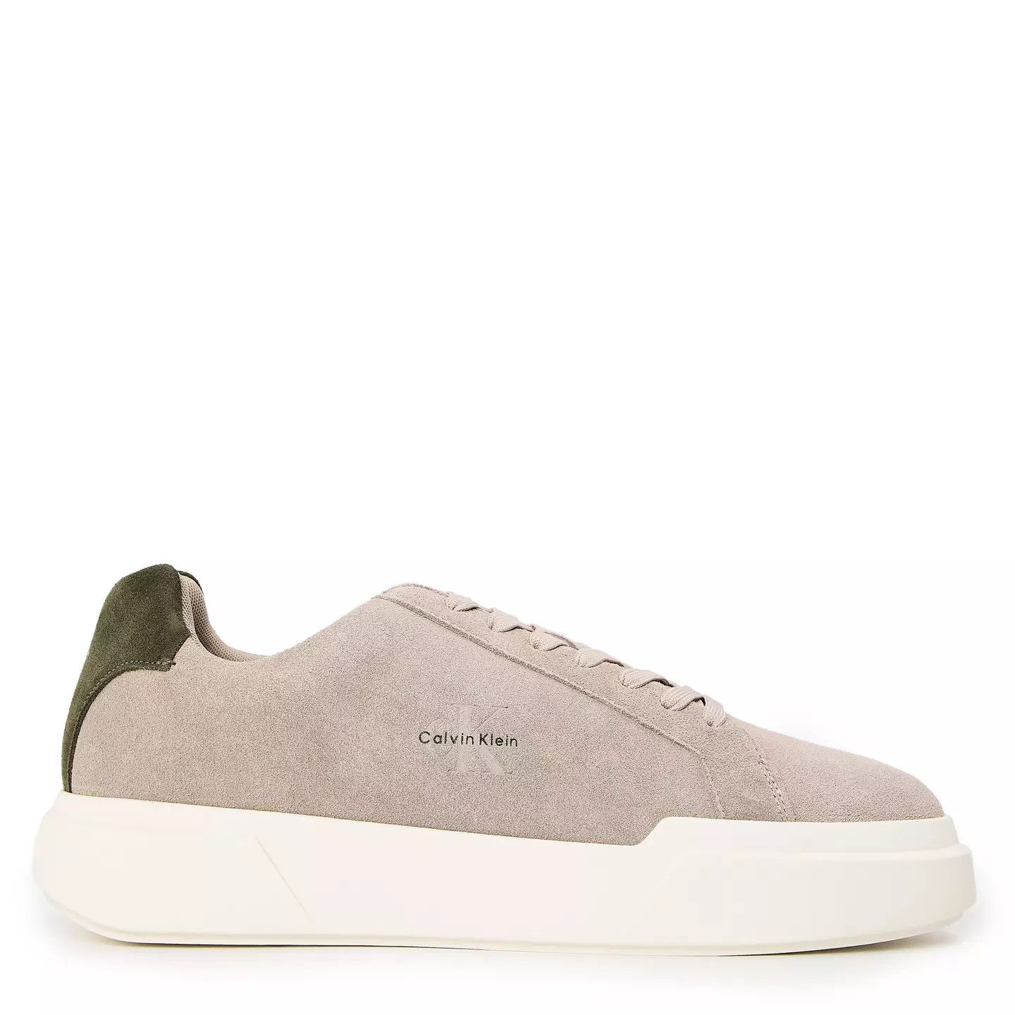 Calvin Klein o1g2r1mq0426 Chunky Cup Low-Top Trainers in Taupe/Green Size US 8 / EU 41 - 1 Thumbnail
