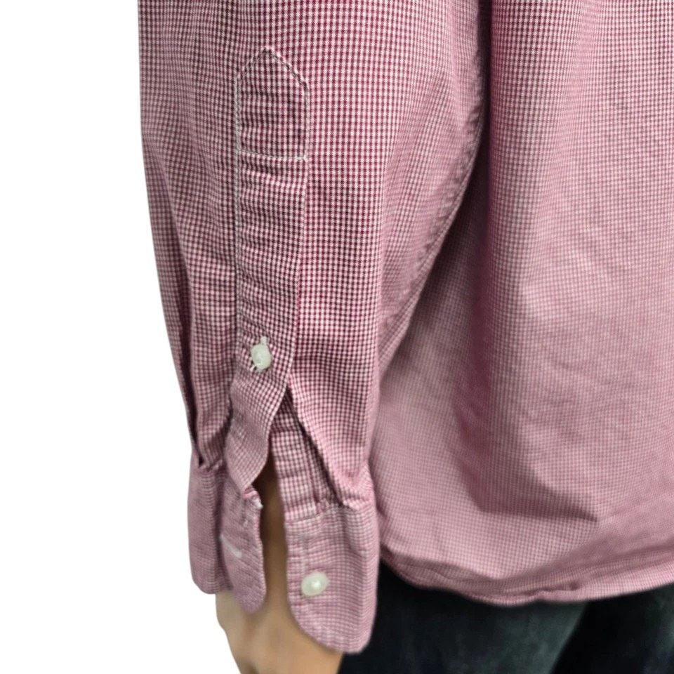 J.Crew J. Crew Shirt Men XL Micro / Mini Gingham Check Button down Size US XL / EU 56 / 4 - 8 Thumbnail