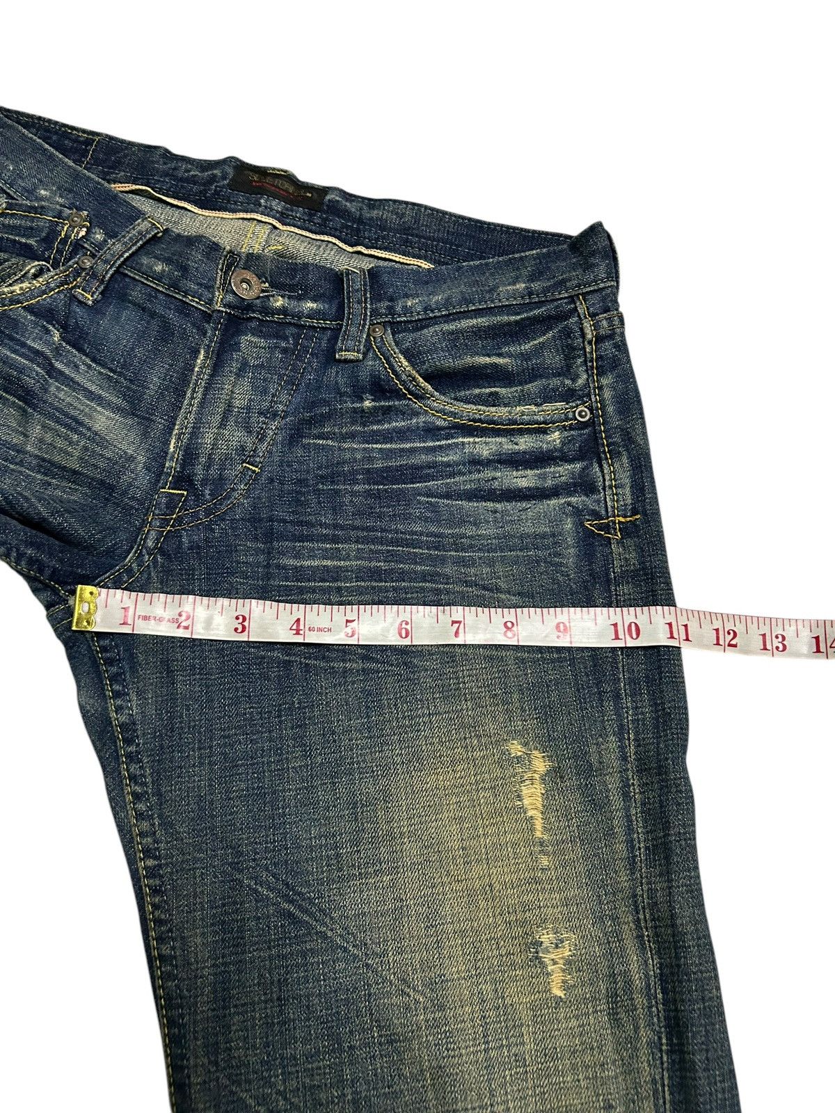 Japanese Brand × Kapital × Vintage Rusty Flare Selvedge Japanese Punk Distressed Denim Jeans Size US 32 / EU 48 - 17 Thumbnail
