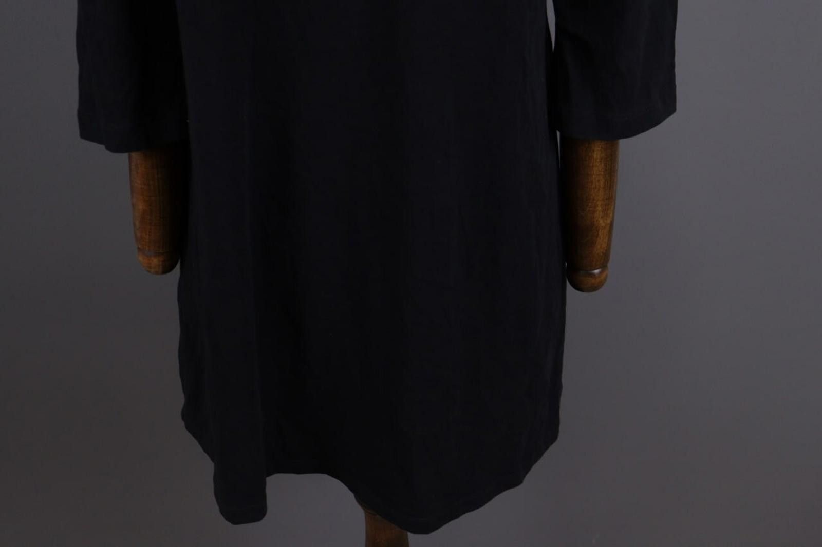 Designer Gudrun Sjoden Black Lagenlook Relaxed A-Line Dress Size L Size L / US 10 / IT 46 - 12 Thumbnail