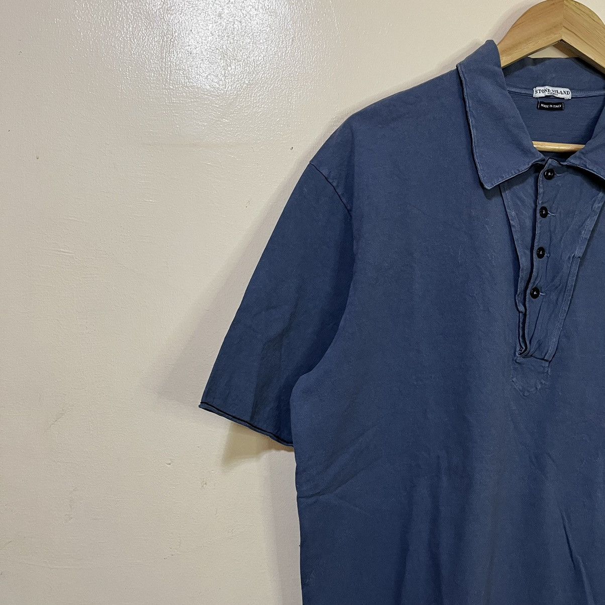 Stone Island Stone Island SS03 Compact Polo Shirt Size US XL / EU 56 / 4 - 3 Thumbnail