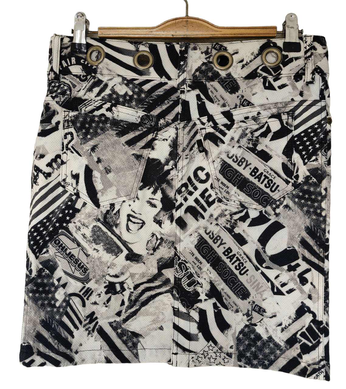 Beauty Beast Batsu Printed Skirt hysteric Size 29" - 1 Thumbnail