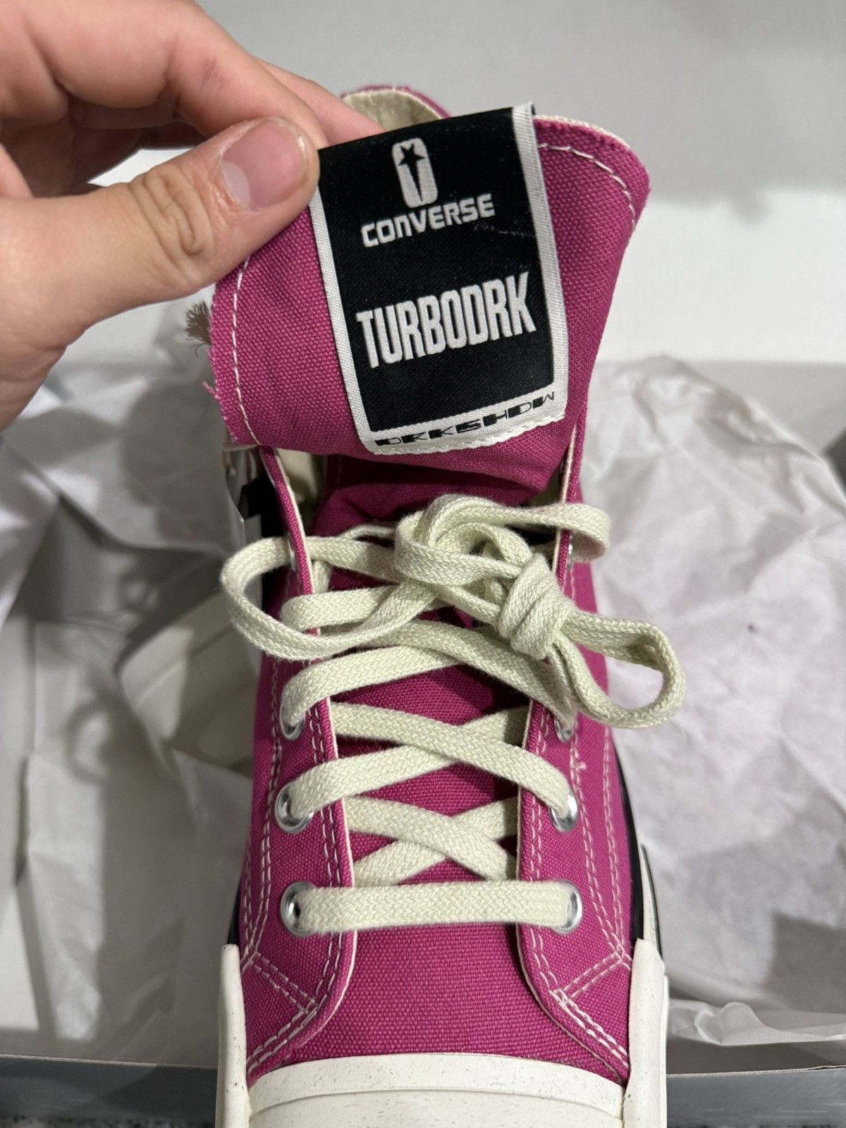 Converse × Rick Owens × Rick Owens Drkshdw rick owens x converse x DRKSHDW TURBODRK Size US 10.5 / EU 43-44 - 5 Thumbnail