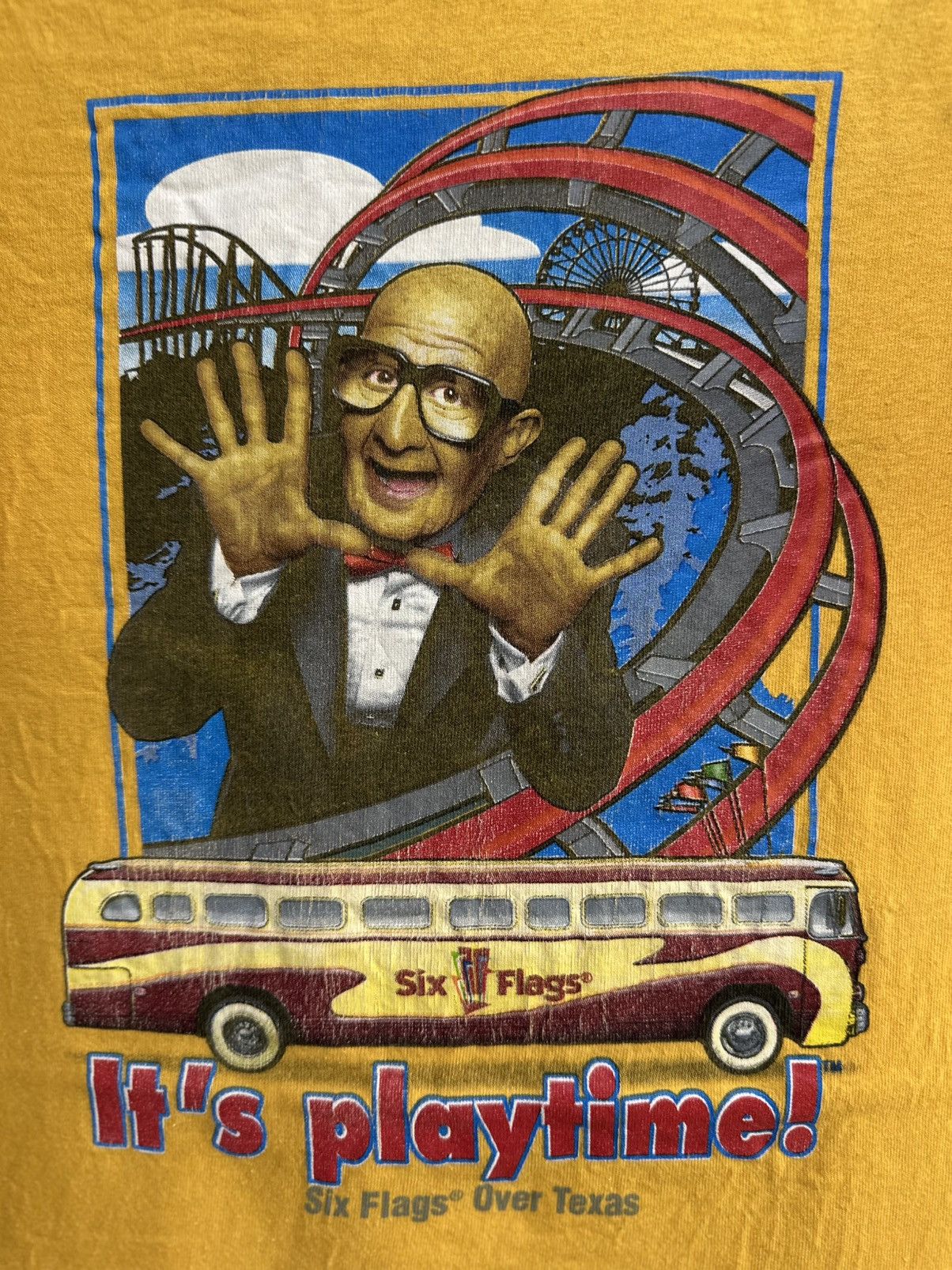 Sears Vintage Six Flags Over Vegas Faded Tee Size US L / EU 52-54 / 3 - 3 Thumbnail