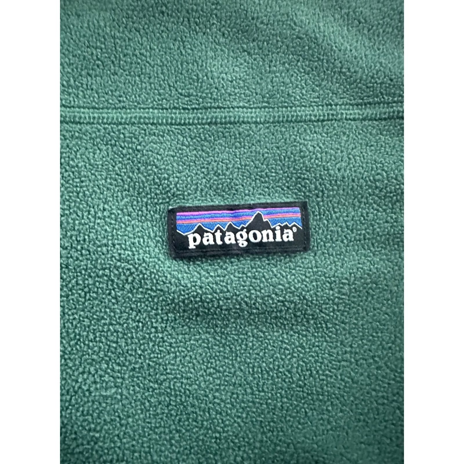 Patagonia Patagonia Men's Large Fleece Pullover 1/4 Zip Green Lightweight Sweatshirt Sweater Outdoor Hiking Casual Vintage: No Size US L / EU 52-54 / 3 - 2 Thumbnail