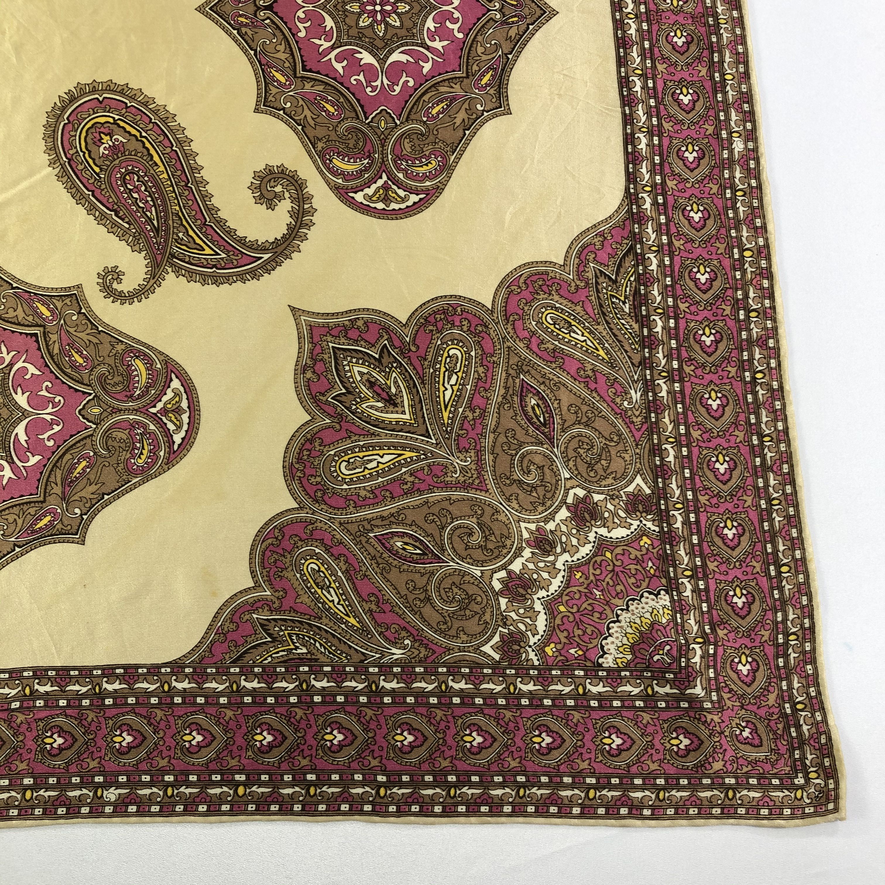 Vintage Vintage Silk Scarf Size ONE SIZE - 3 Thumbnail
