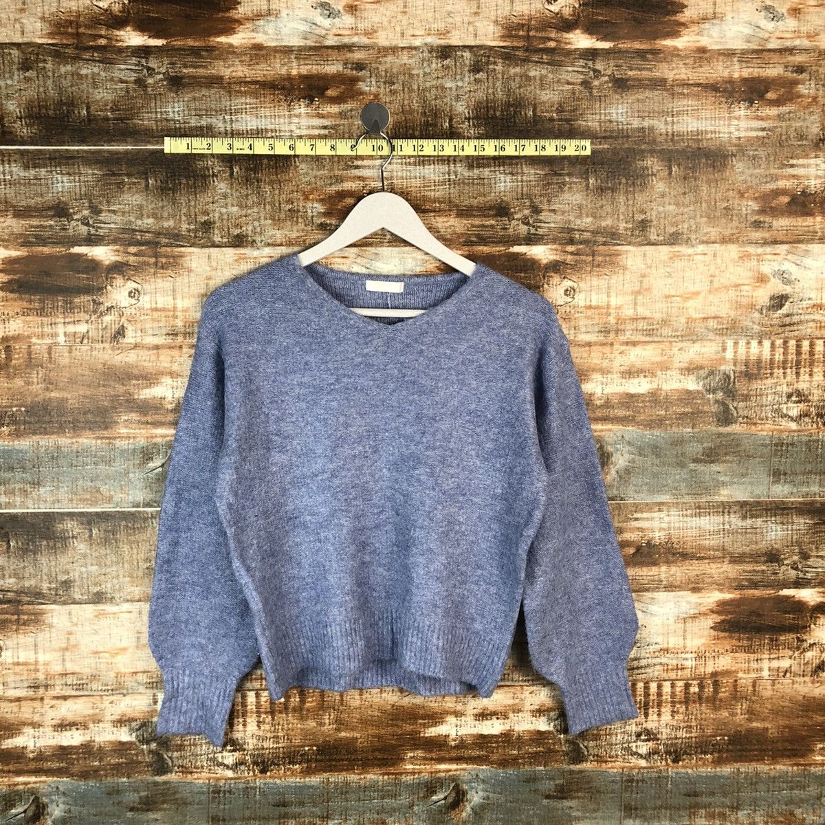 Homespun Knitwear × Japanese Brand Dreskip Blue Knitwear #A1337 Size S / US 4 / IT 40 - 1 Thumbnail