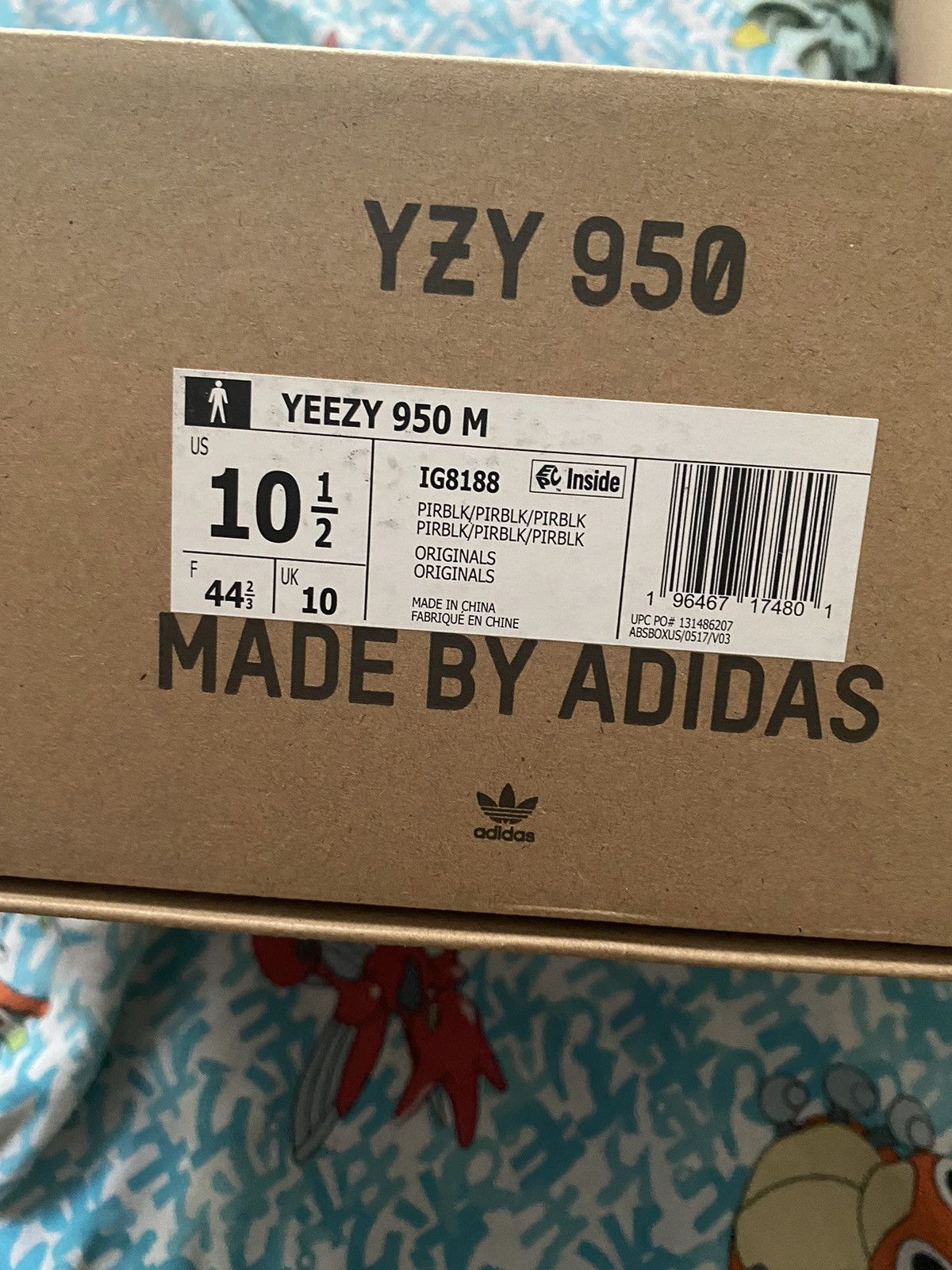 Adidas × Yeezy Adidas Yeezy 950 Boot 2023 Pirate Black IG8188 Size US 10.5 / EU 43-44 - 7 Thumbnail