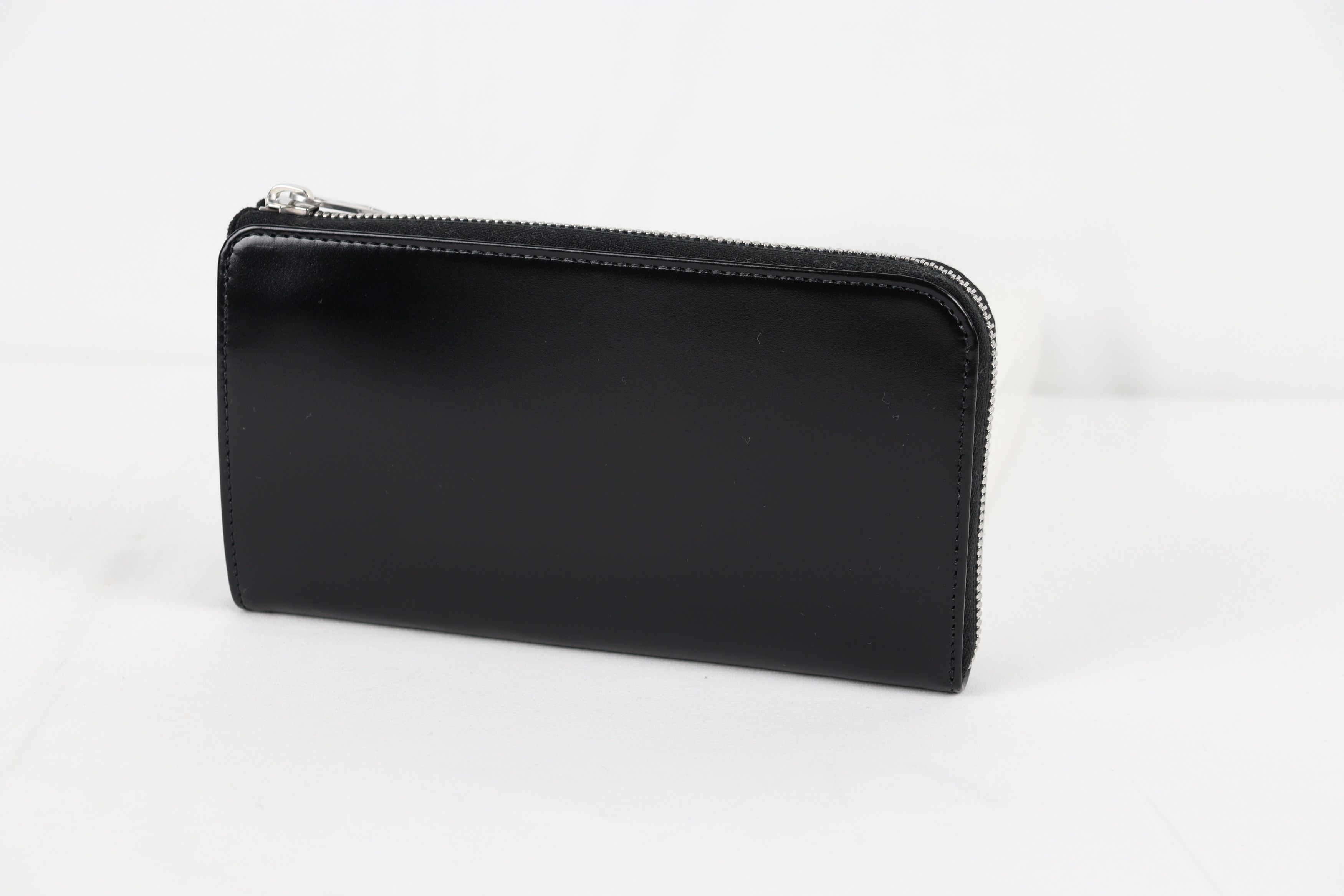 Maison Margiela o1rshd10924 Q.2 / Logo Zip Wallet in Black Size ONE SIZE - 7 Thumbnail