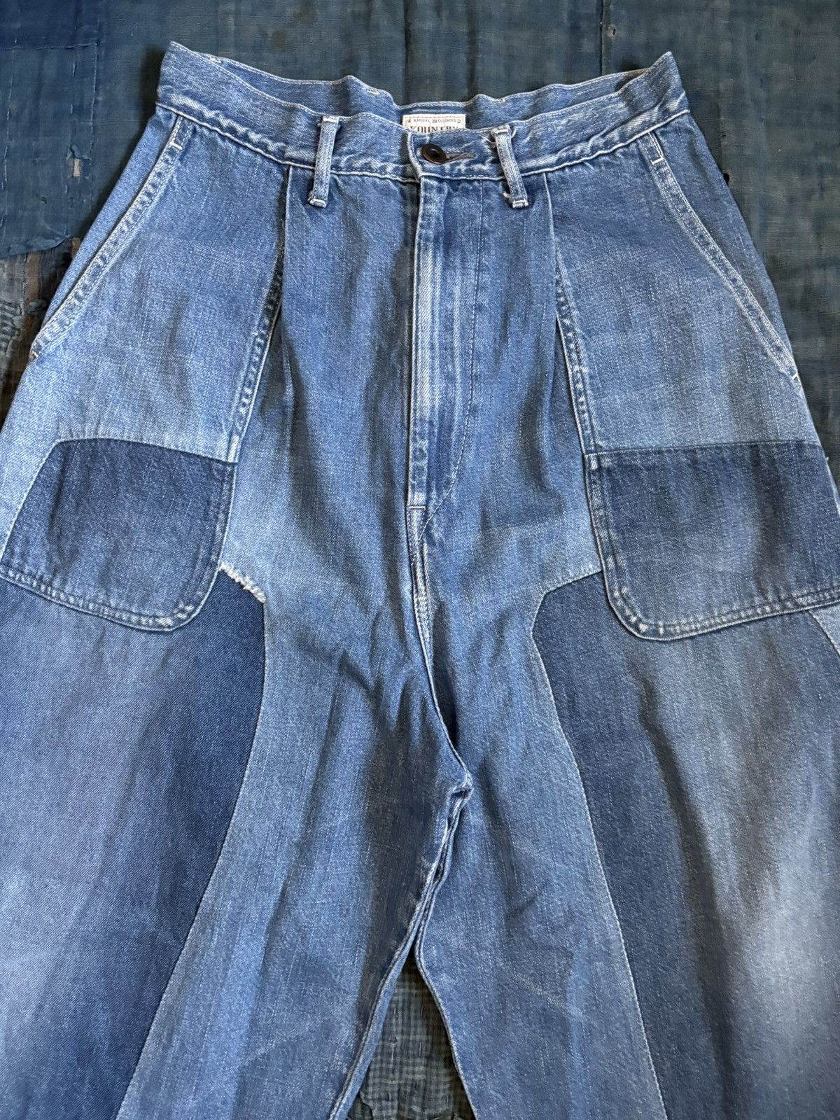 Kapital Kountry Kapital patchwork denim Dakota pants Size US 30 / EU 46 - 3 Thumbnail