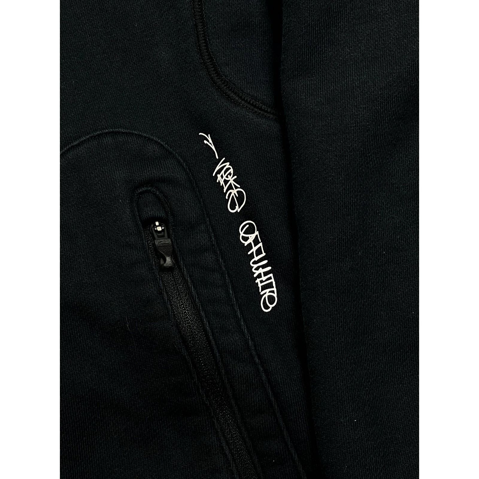 Nike Nike Off White 006 Fleece Black Hoodie Size US M / EU 48-50 / 2 - 3 Thumbnail