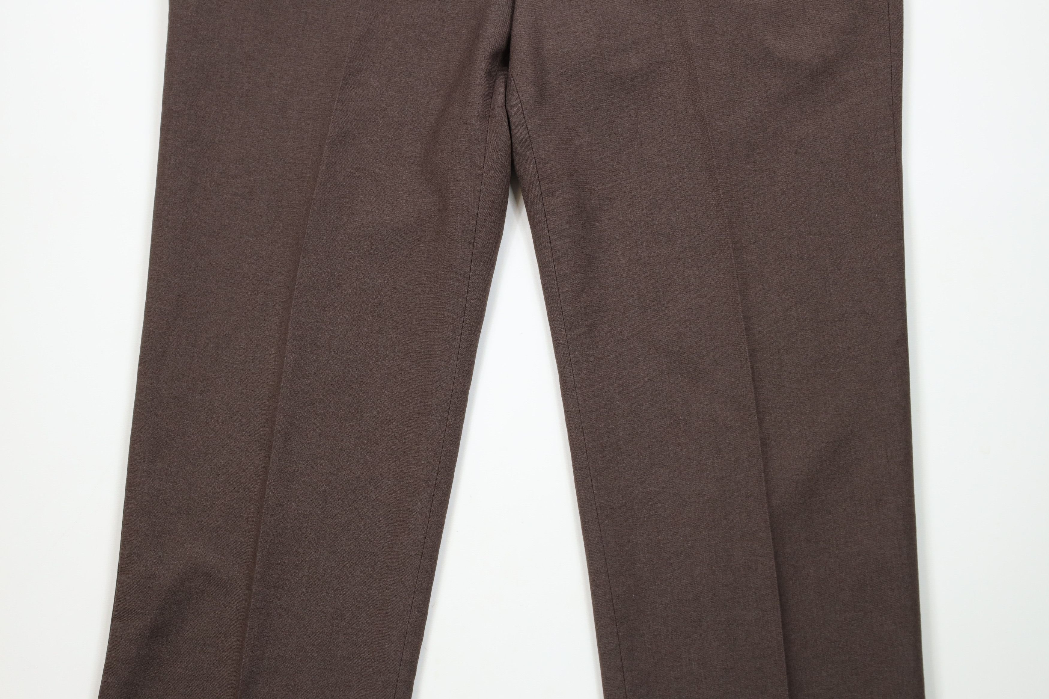 Vintage Vintage 70s Streetwear Flared Wide Leg Chino Pants Brown USA Size US 42 / EU 58 - 3 Thumbnail