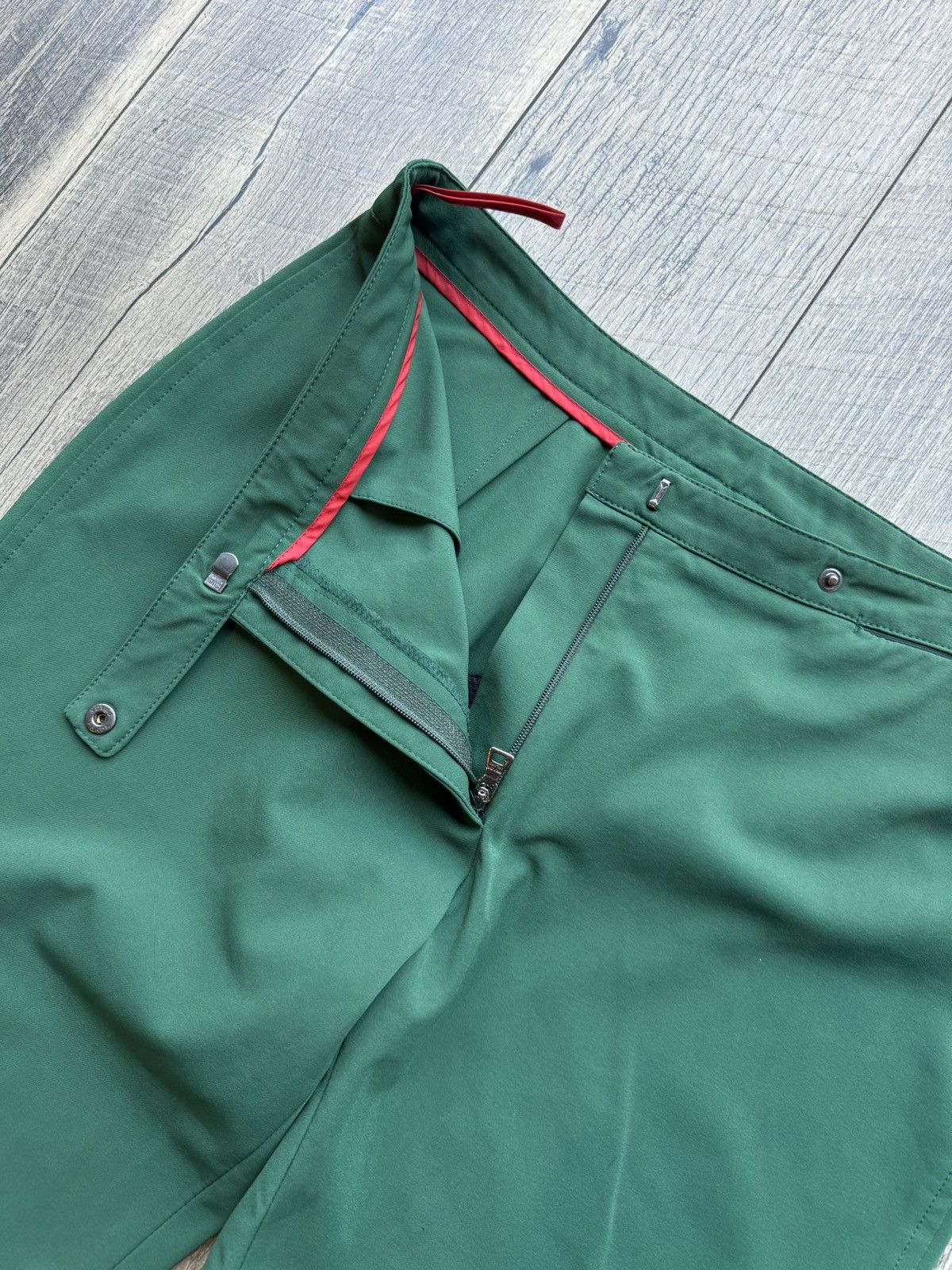 Prada Prada Nylon Casual Green Pants - 42 Size US 31 - 8 Thumbnail