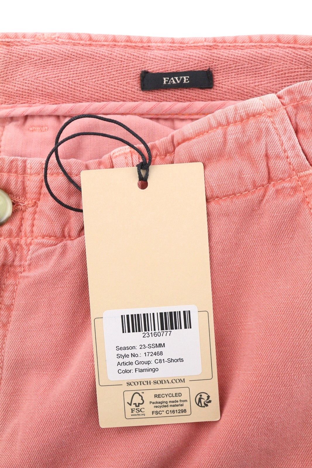 Scotch & Soda FAVE W32 Pink Flamingo Linen Blend Regular 91022 Size US 32 / EU 48 - 8 Thumbnail