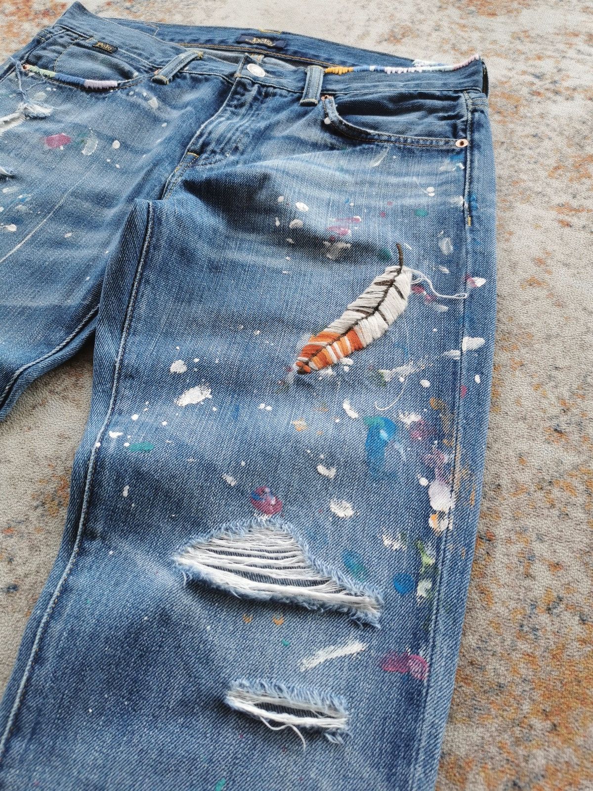 Polo Ralph Lauren Polo Ralph Lauren Paint Work Size 30" / US 8 / IT 44 - 7 Thumbnail