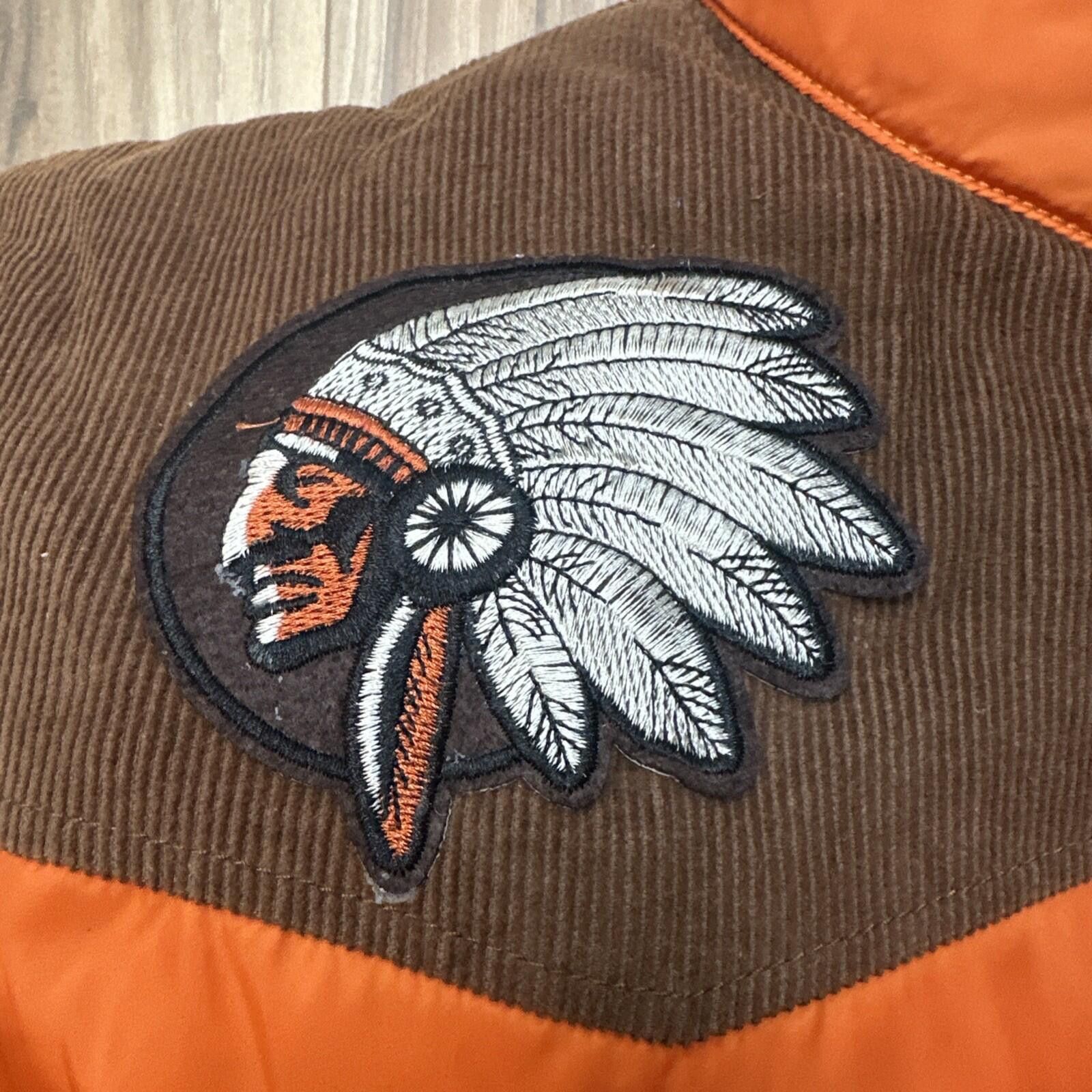 Akademiks Akdmks Orange Brown Corduroy Puffer Vest 2XL Size US XXL / EU 58 / 5 - 4 Thumbnail