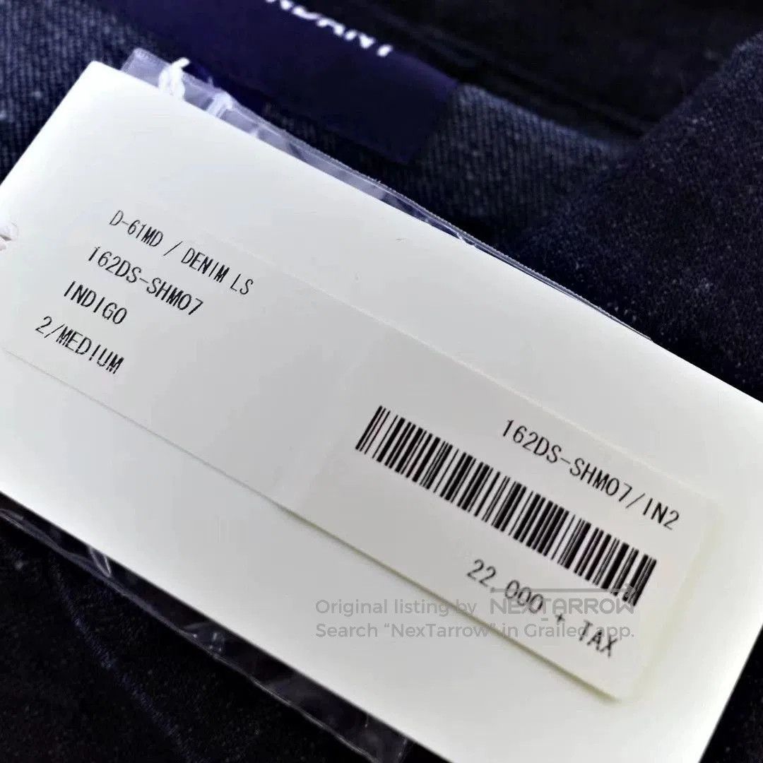 Descendant Descendants 16aw Indigo Denim Shirt. Size US M / EU 48-50 / 2 - 7 Thumbnail