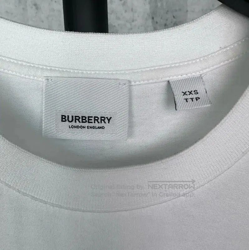 Burberry Burberry White Cotton Short Sleeve T-Shirt. Size XXS / US 00 / IT 34 - 4 Thumbnail