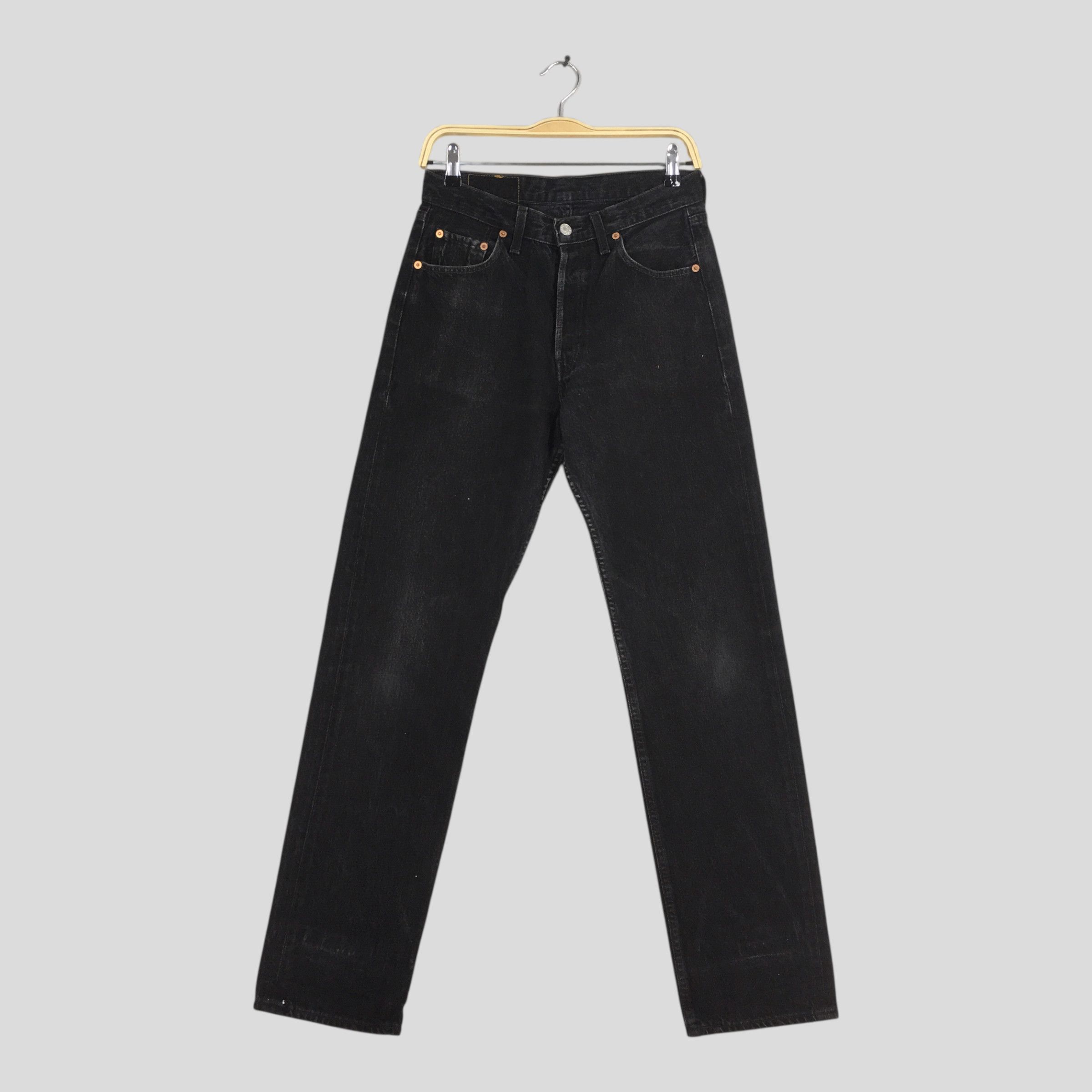 Levi's Size 28x32 Vintage 90s Levi's 501 Distressed Jeans S325 Size US 28 / EU 44 - 1 Thumbnail