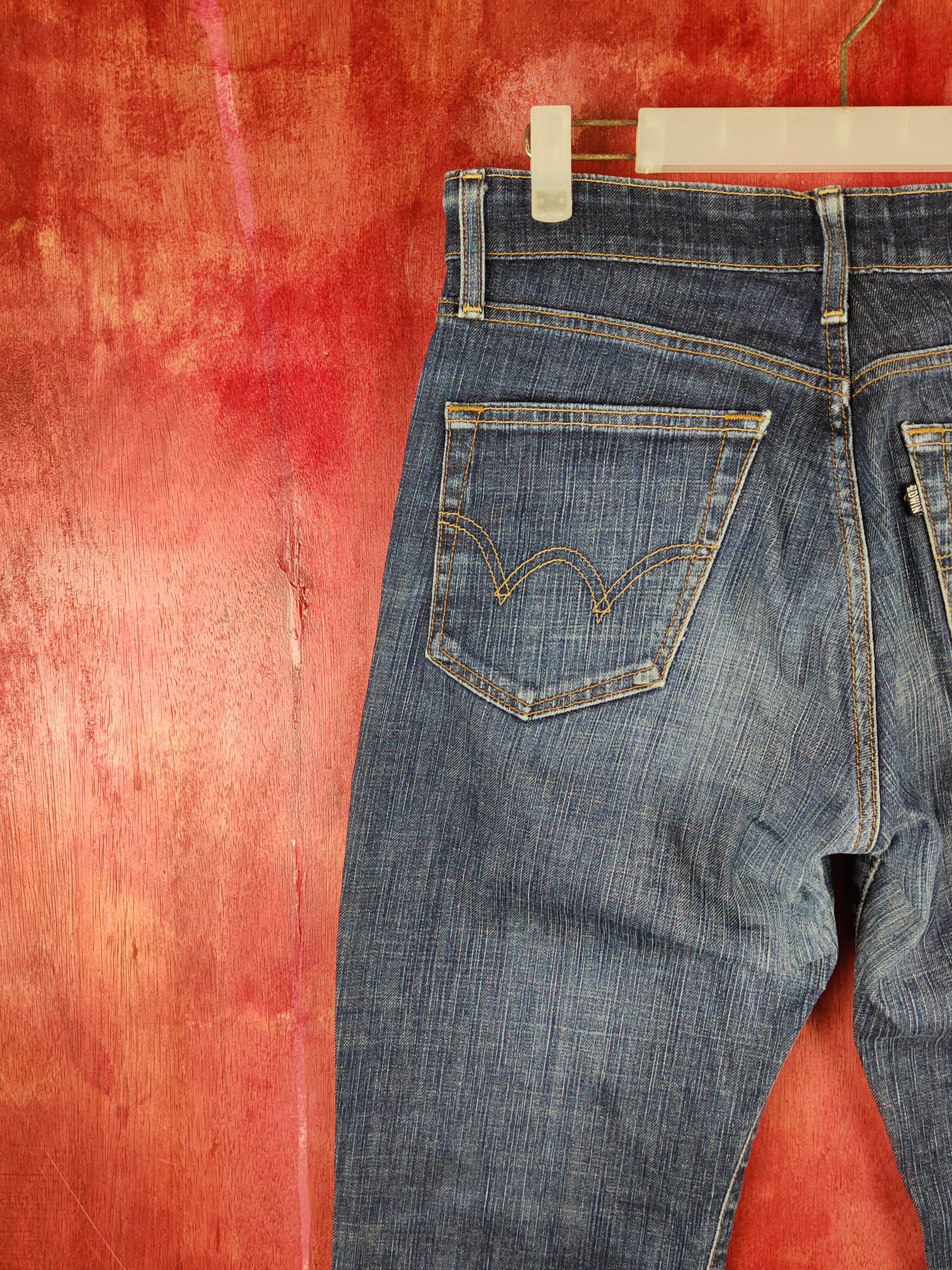 Edwin Edwin Dark Blue Distressed Ripped Jeans #S2201 Size US 30 / EU 46 - 8 Thumbnail