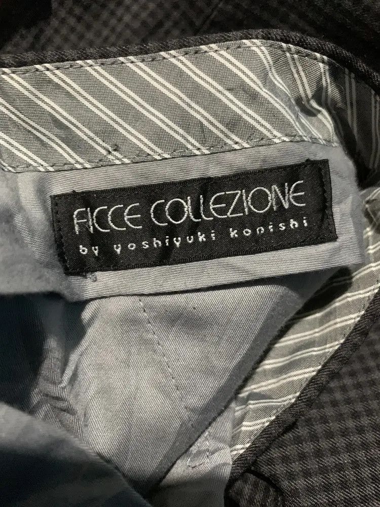 Yoshiyuki Konishi Ficce collezione yoshiyuki konishi checker wool trouser Size US 33 - 9 Thumbnail