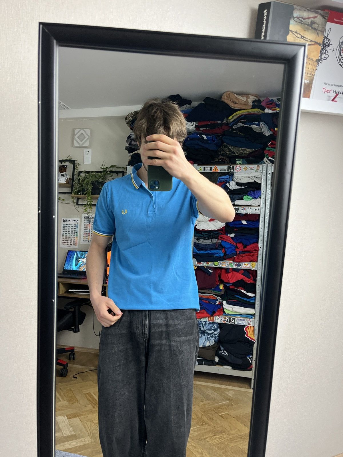 Fred Perry Fred Perry Polo Shirt Blue Yellow Casual Streetwear Hype Size US L / EU 52-54 / 3 - 2 Thumbnail