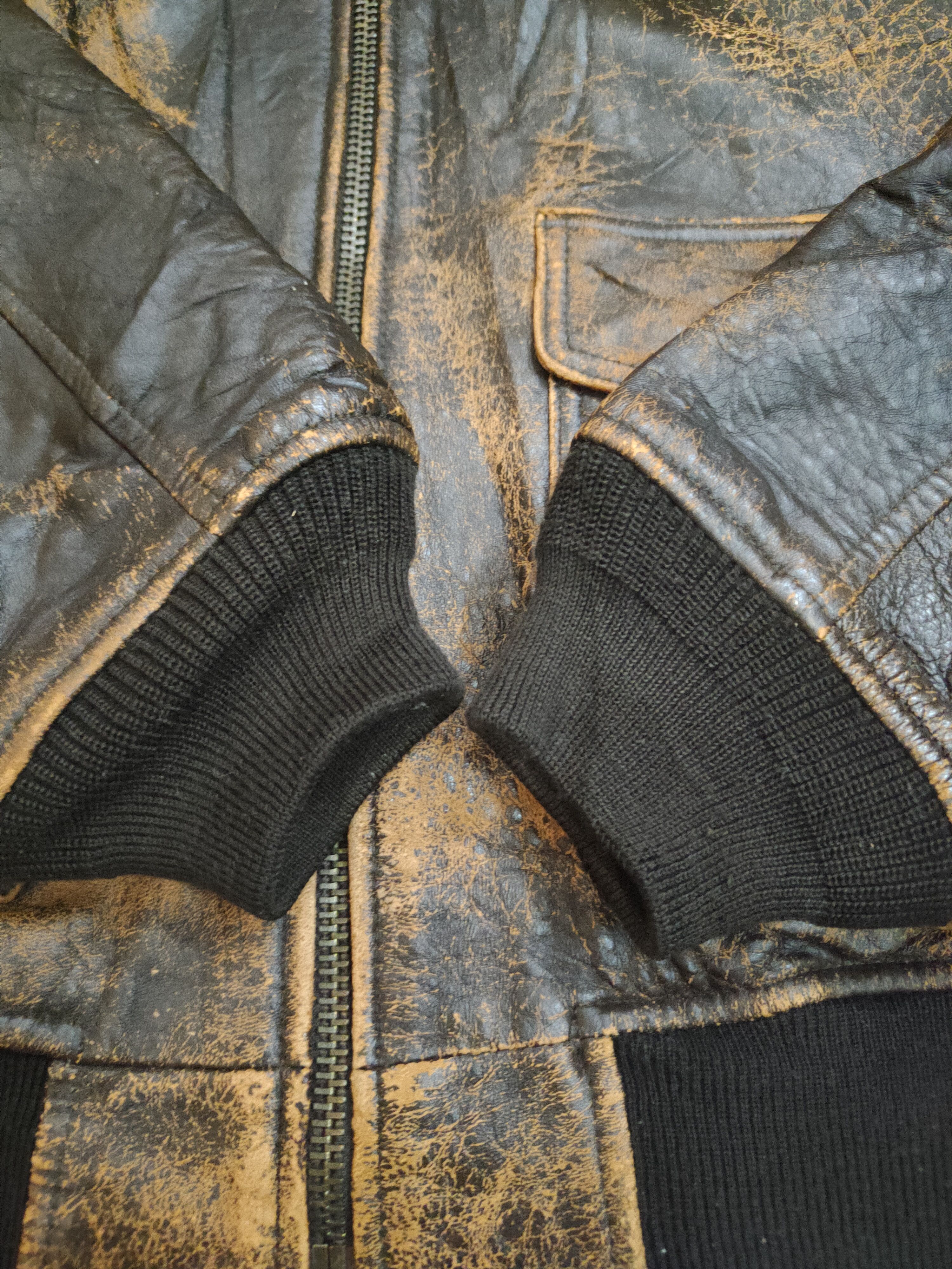 Avirex × Vintage Avirex LTD Leather Jacket Size US L / EU 52-54 / 3 - 3 Thumbnail