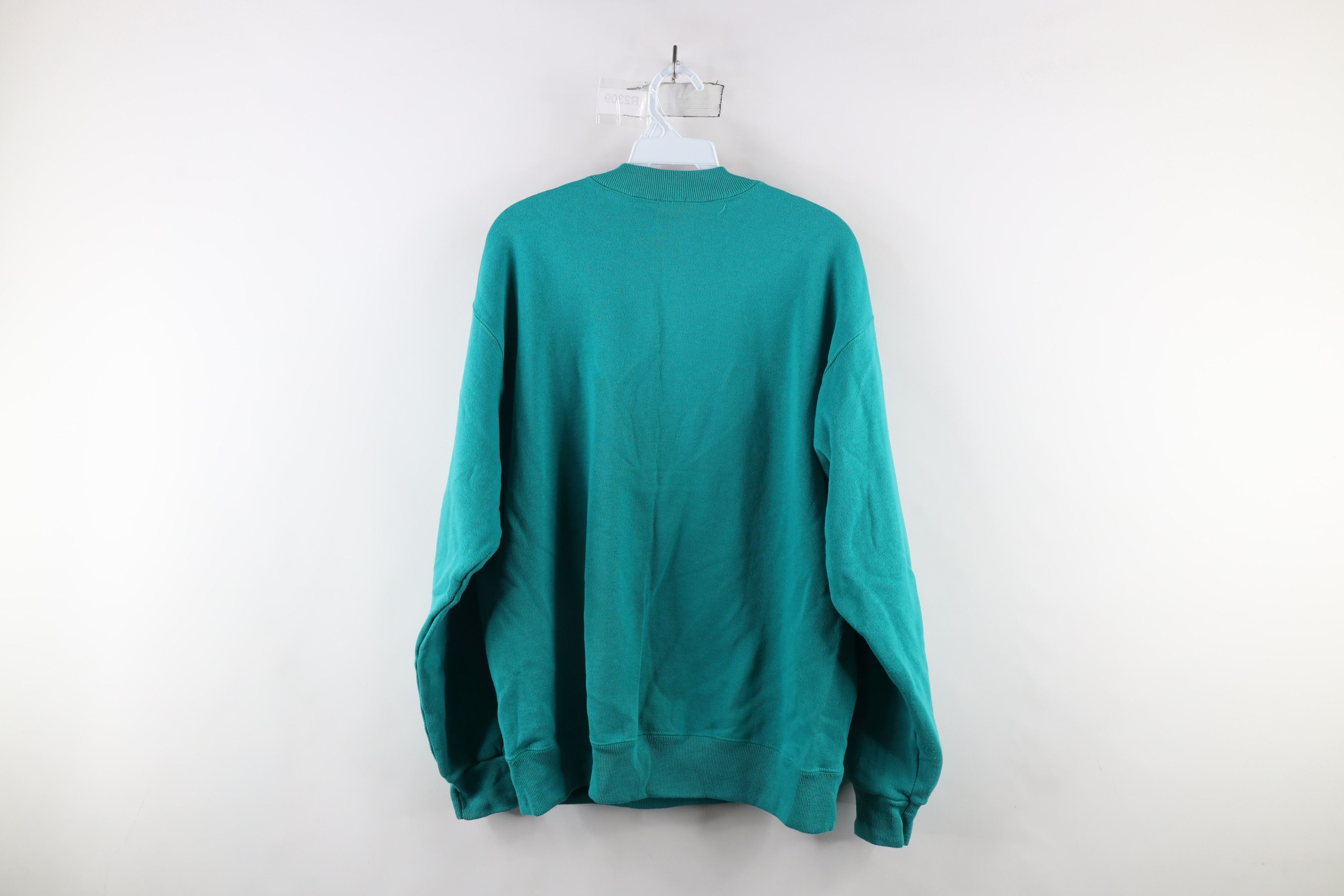 Vintage Vintage 90s Paul Bunyan Show Forestry Sweatshirt Teal USA Size US L / EU 52-54 / 3 - 7 Thumbnail