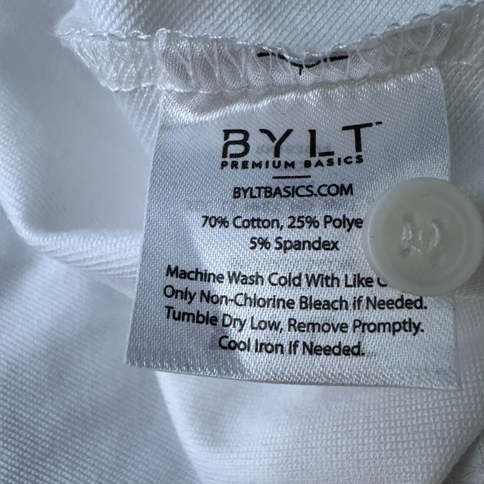 Other Bylt Drop-Cut LUX Henley Hooded Men’s 3XL White Long Sleeves Size US XXL / EU 58 / 5 - 6 Thumbnail