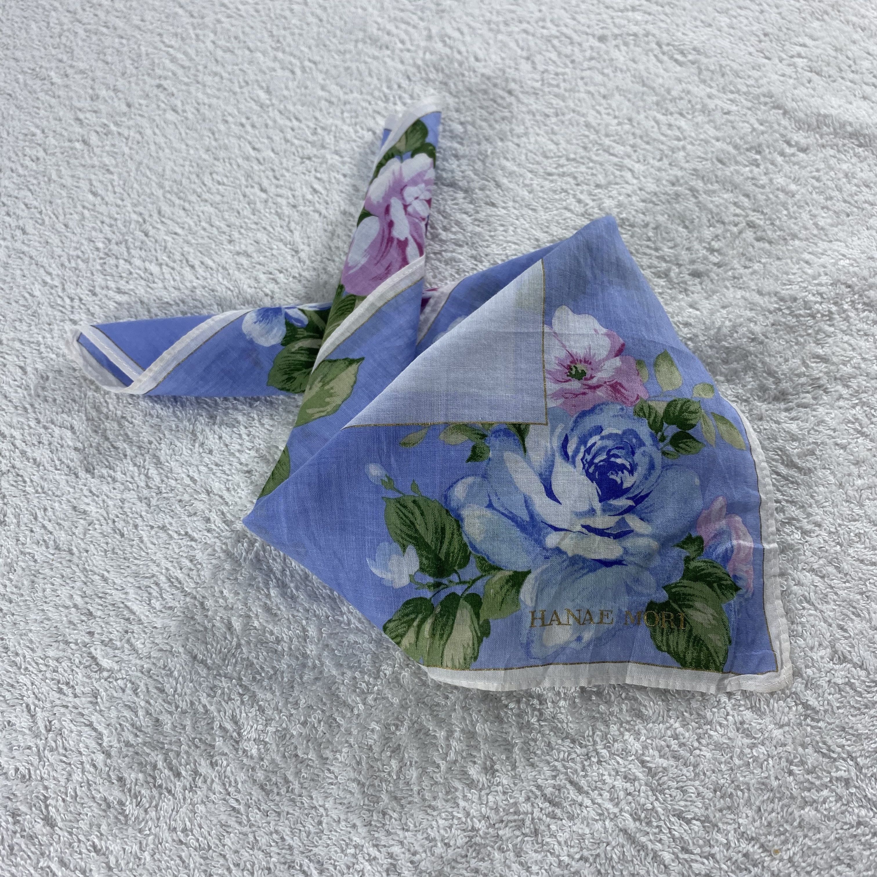 Hanae Mori × Vintage Hanae Mori Neckerchief / Bandana / Handkerchief Size ONE SIZE - 2 Thumbnail