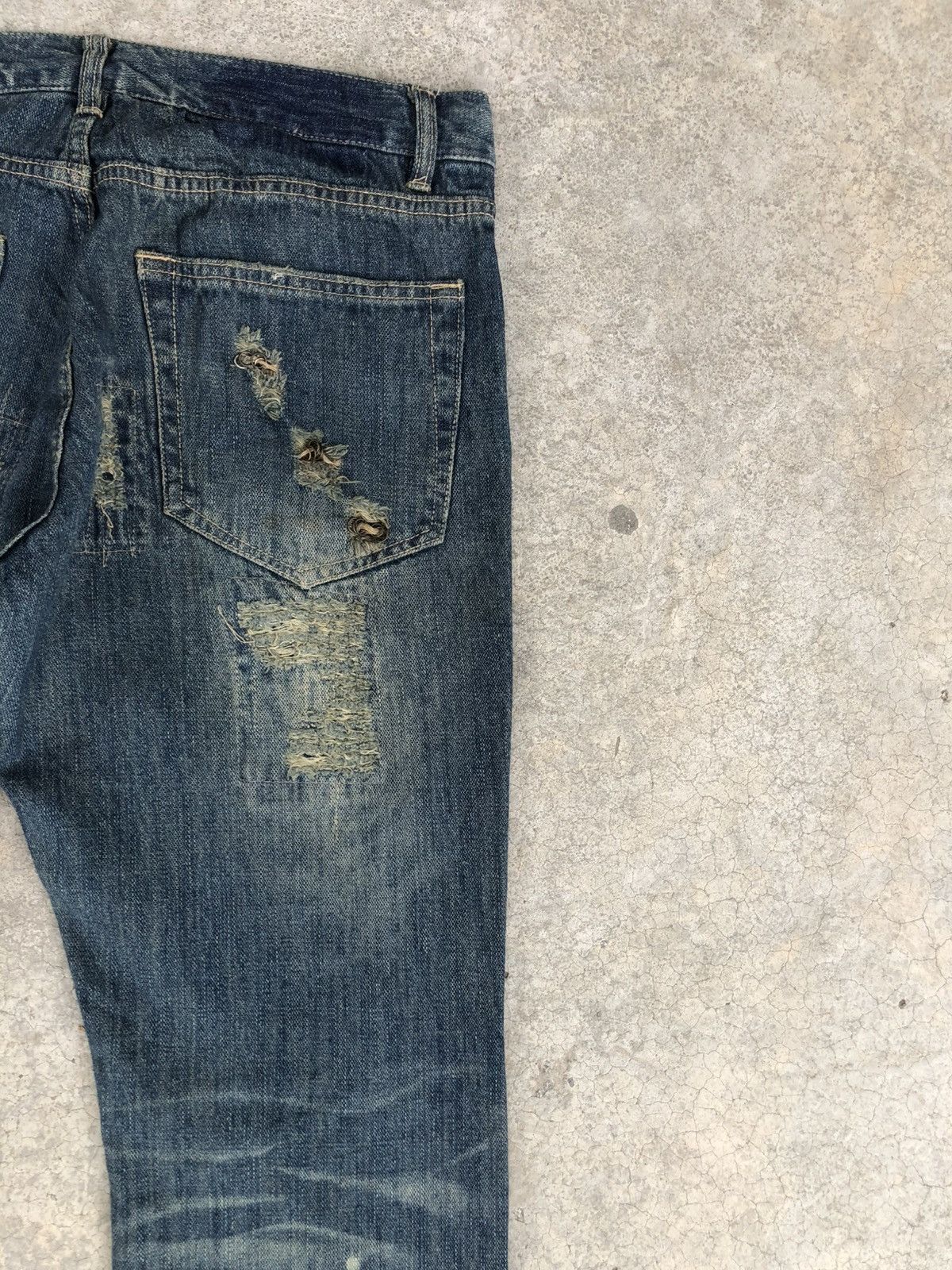 Who Decides War Gumu Flared Bootcut Jeans Distressed Jeans Size US 31 - 10 Thumbnail