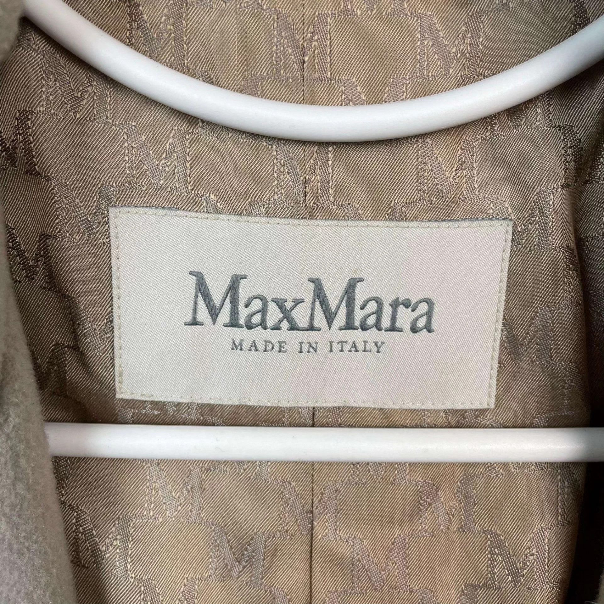 Max Mara MaxMara 101801 Camel Wool Coat 160 Size S / US 4 / IT 40 - 4 Thumbnail