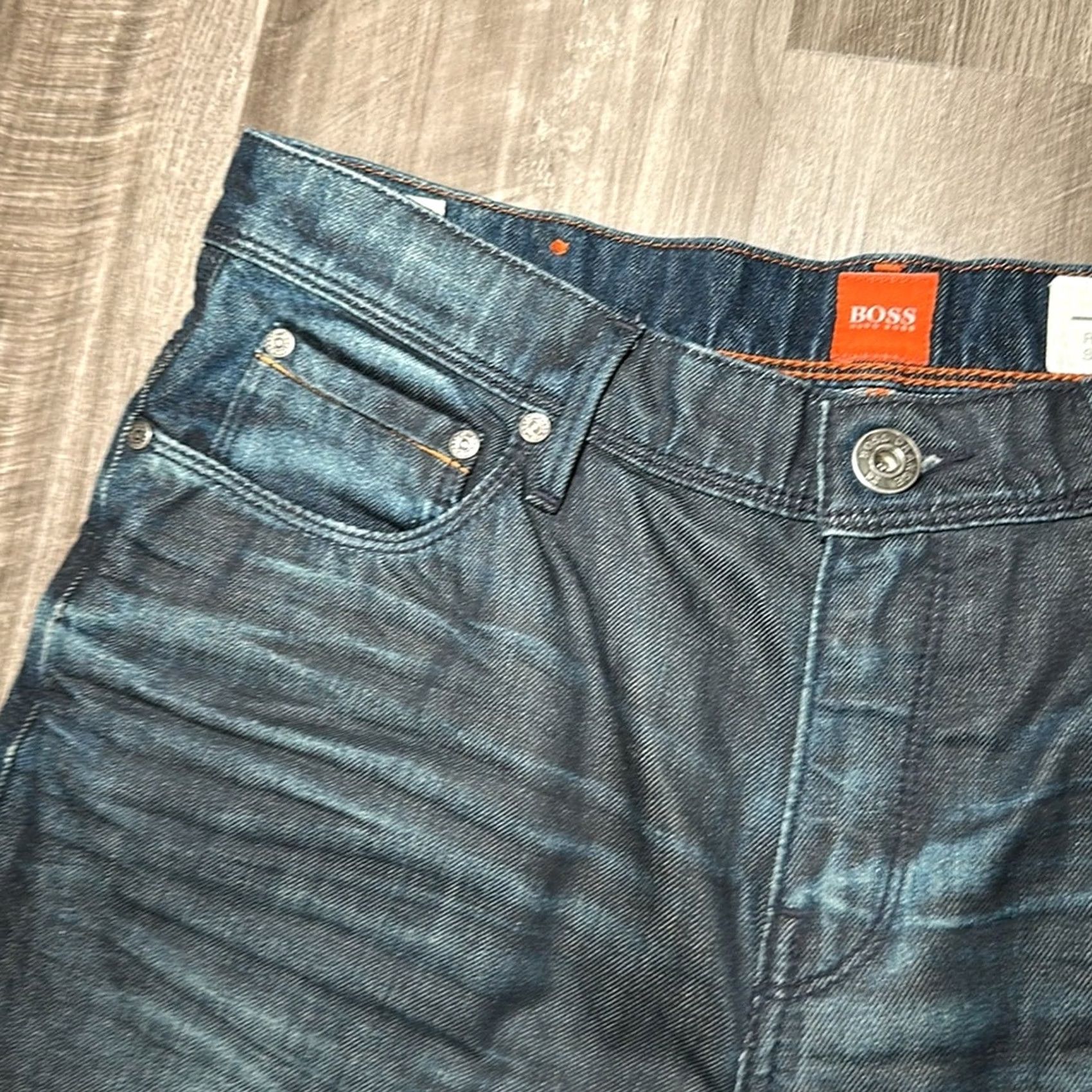 Vintage Hugo Boss BOSS Orange Regular Fit Light Coated Jeans 34 Size US 34 / EU 50 - 6 Thumbnail