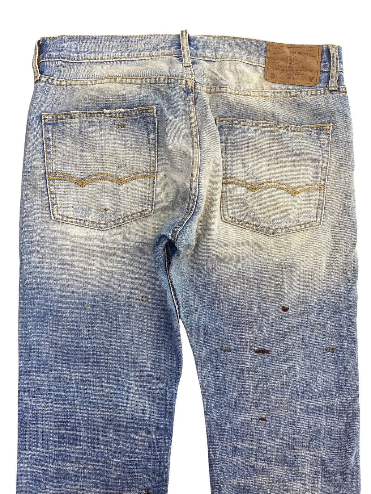 American Eagle Outfitters American Eagle Outfitters Ripped Patchwork Style Loose Jeans Size US 34 / EU 50 - 4 Thumbnail